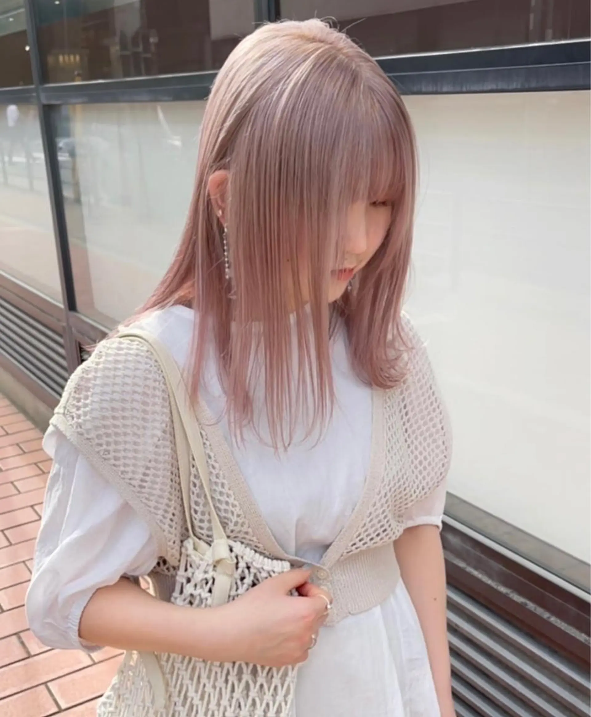 ミディアム SALOWIN梅田茶屋町North店所属・福山 晴香のヘアスタイル