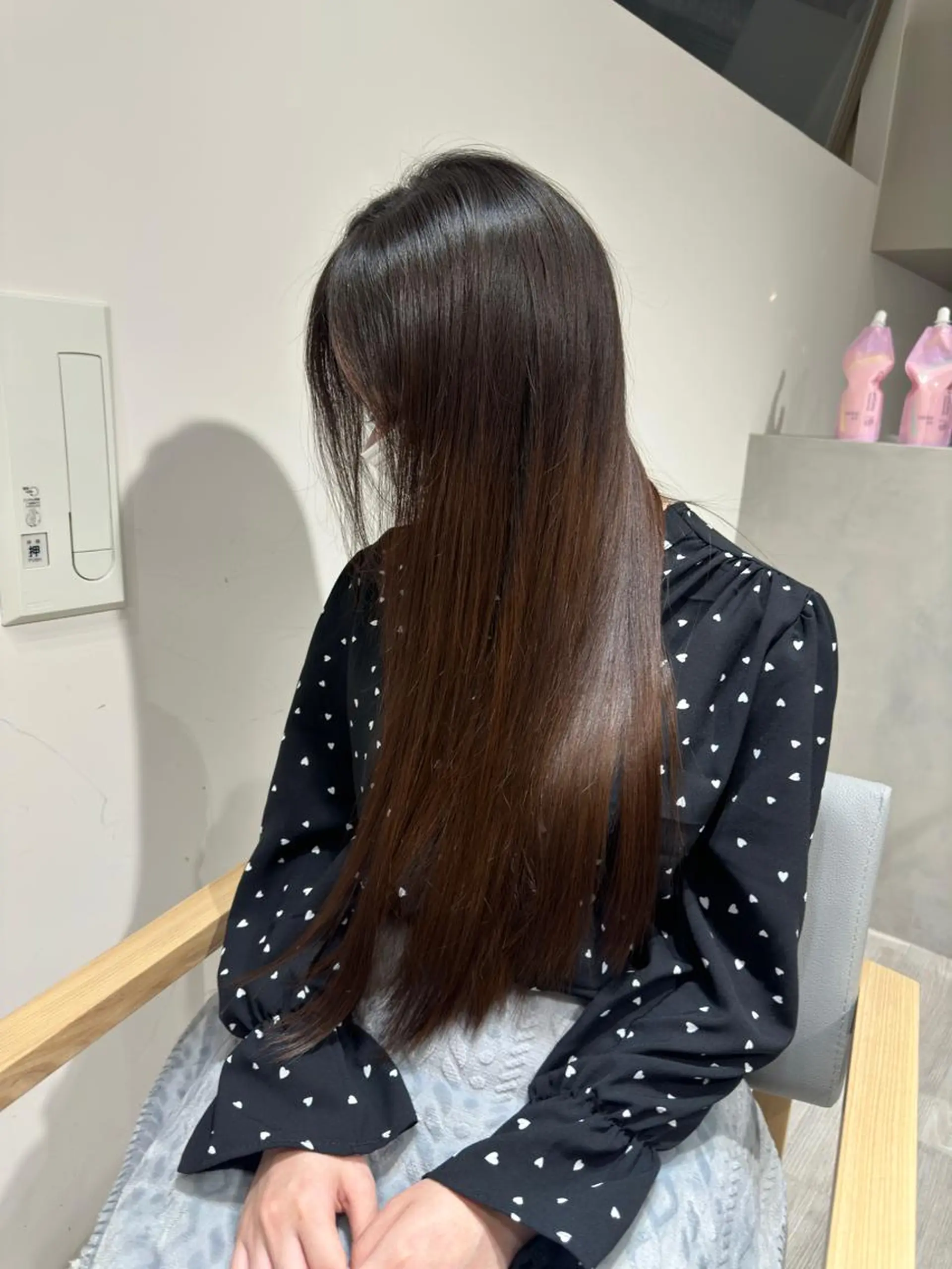 ロング 髪質改善 縮毛矯正 トリートメント 酸熱トリートメント カット トリートメント 髪質改善/美髪師/ 田邊翔伍のヘアスタイル