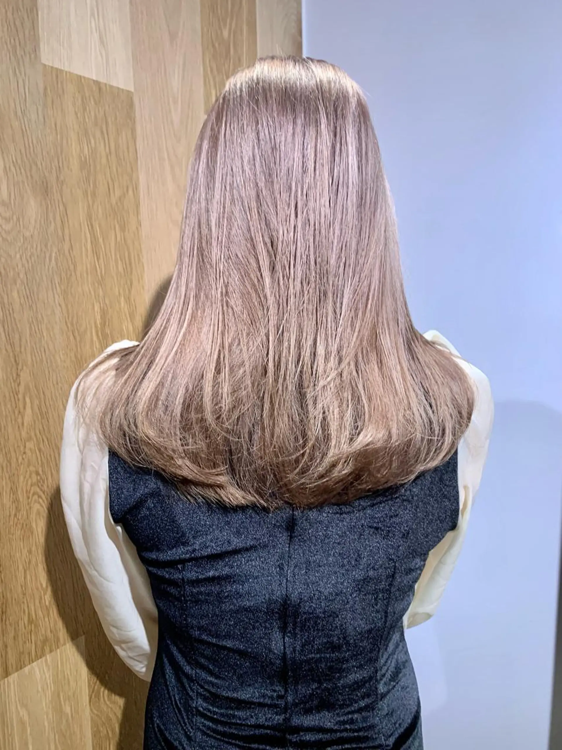 ロング カラー 藤野なつえ ナチュラルのヘアスタイル