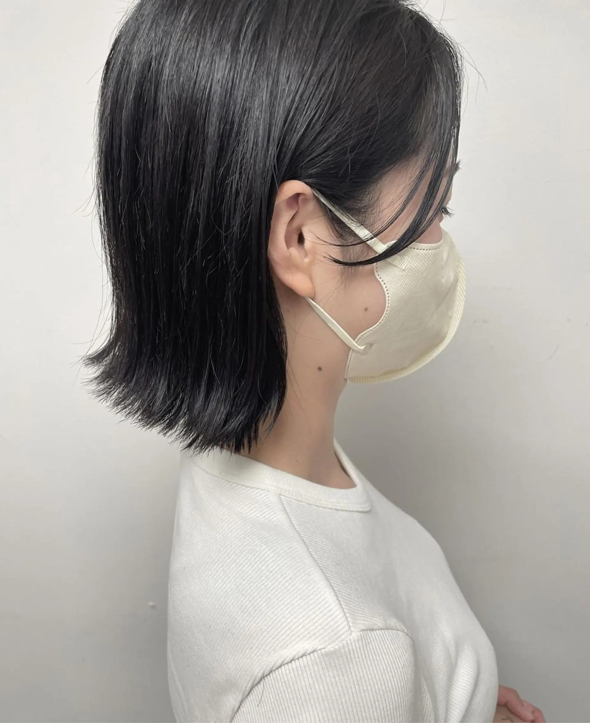 ミディアム カラー ボブ カット ヘアカラー トリートメント MAIKO 【中崎・茶屋町】のヘアスタイル