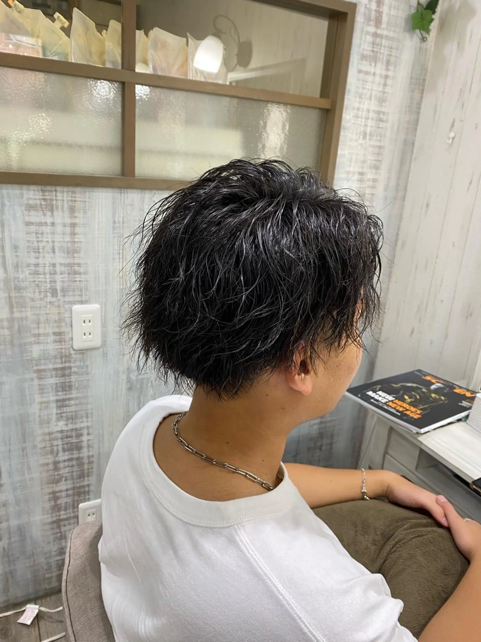 パーマ メンズ イシジマ タカナリのヘアスタイル