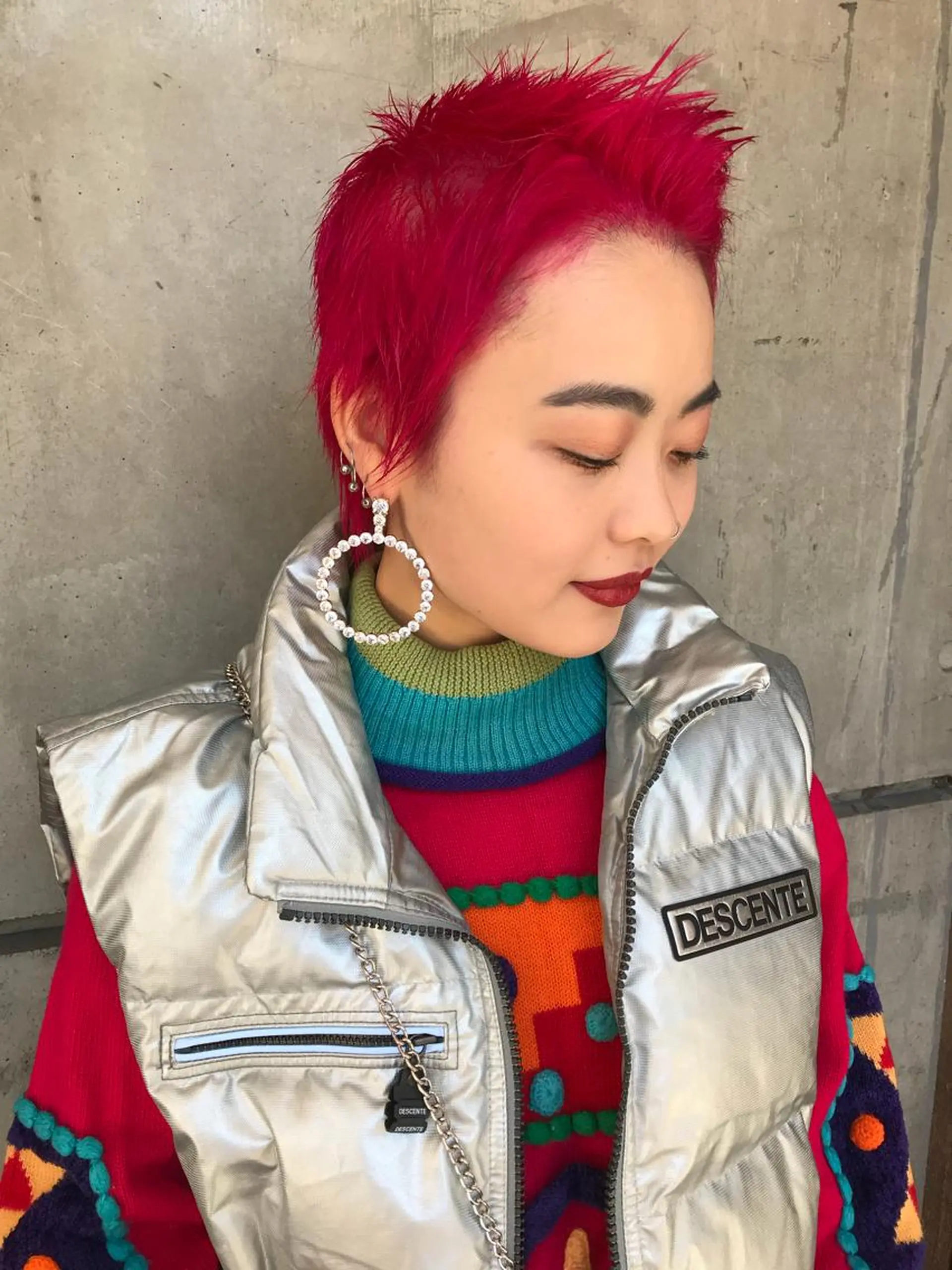 ショート カラー ブリーチ ピンクカラー サカグチユキナ 【tocca】のヘアスタイル