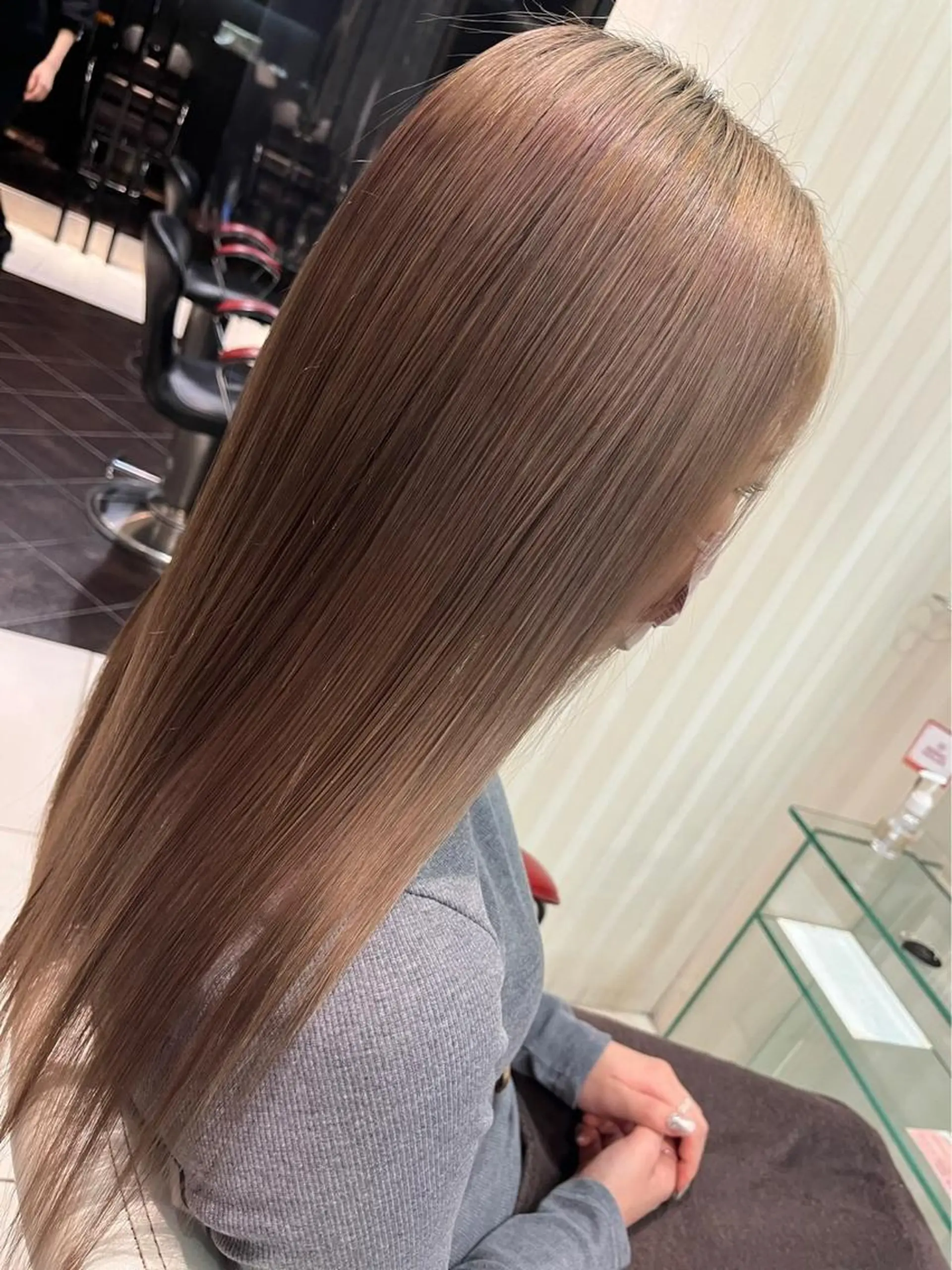 ロング トリートメント 髪質改善✨縮毛矯正 ✨HARUKI✨のヘアスタイル