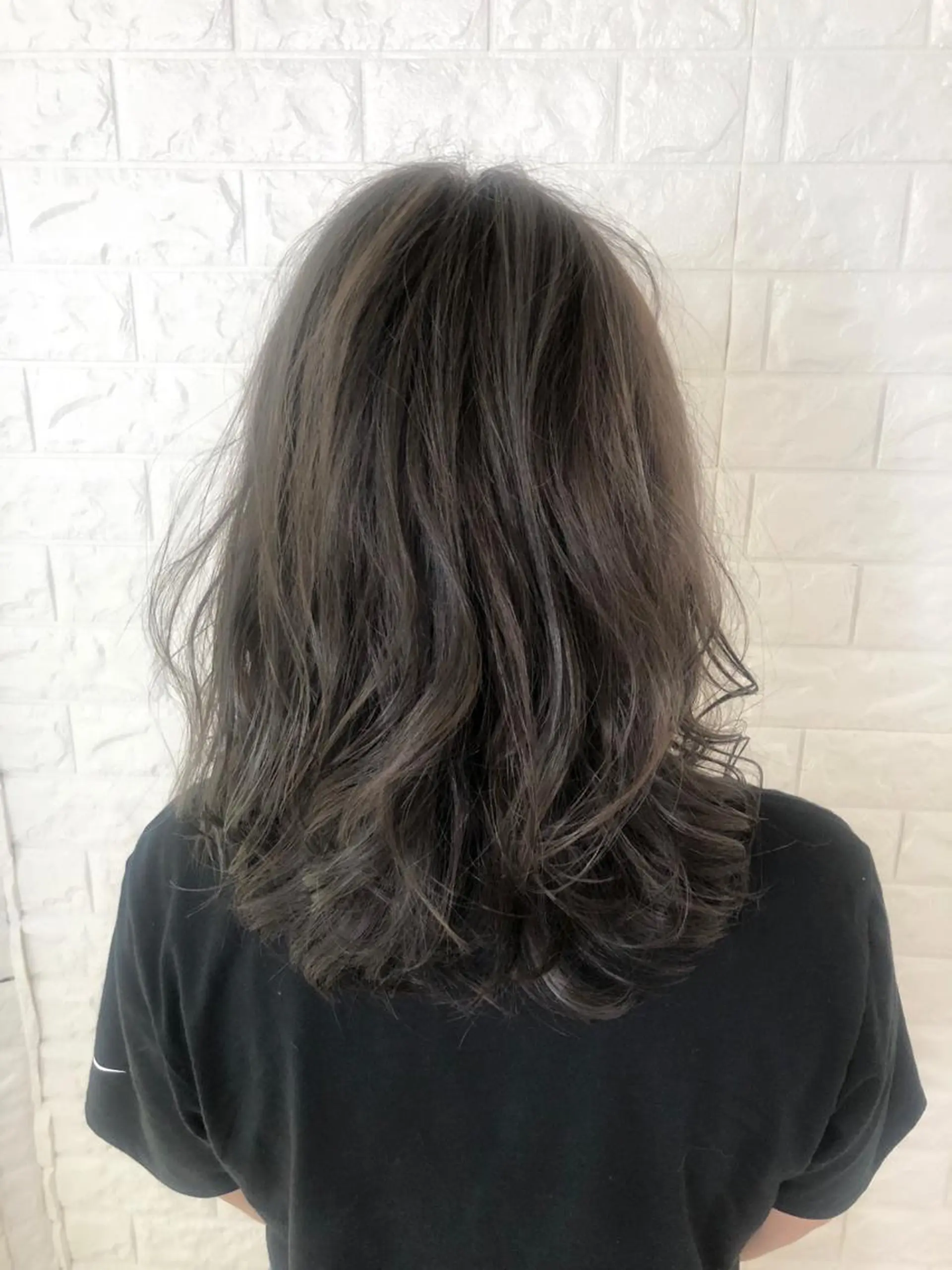 ミディアム ハイライト 縮毛矯正/髪質改善 主税巧一のヘアスタイル