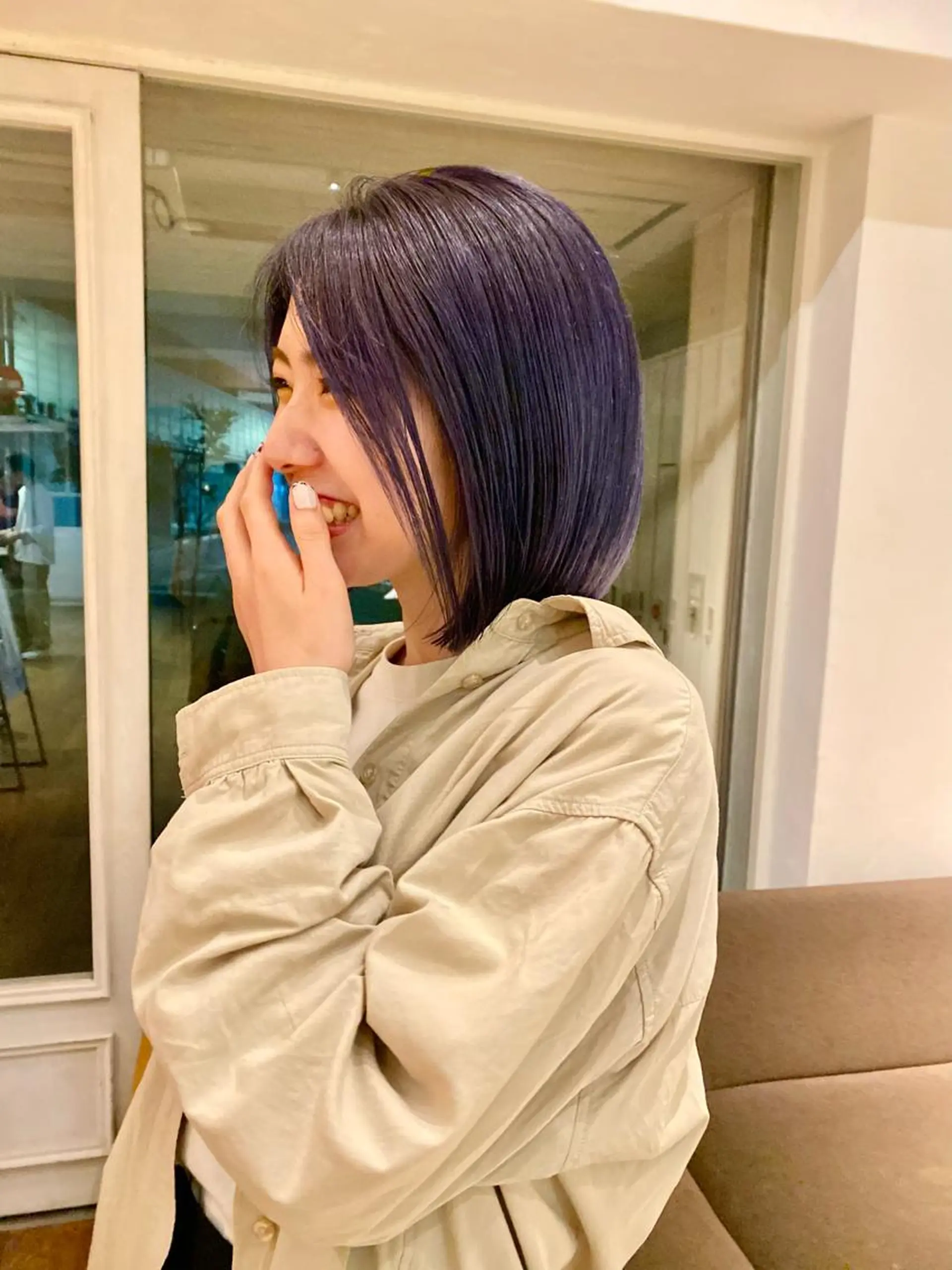 ショート カラー BELLA阿部野 TOMOMIのヘアスタイル