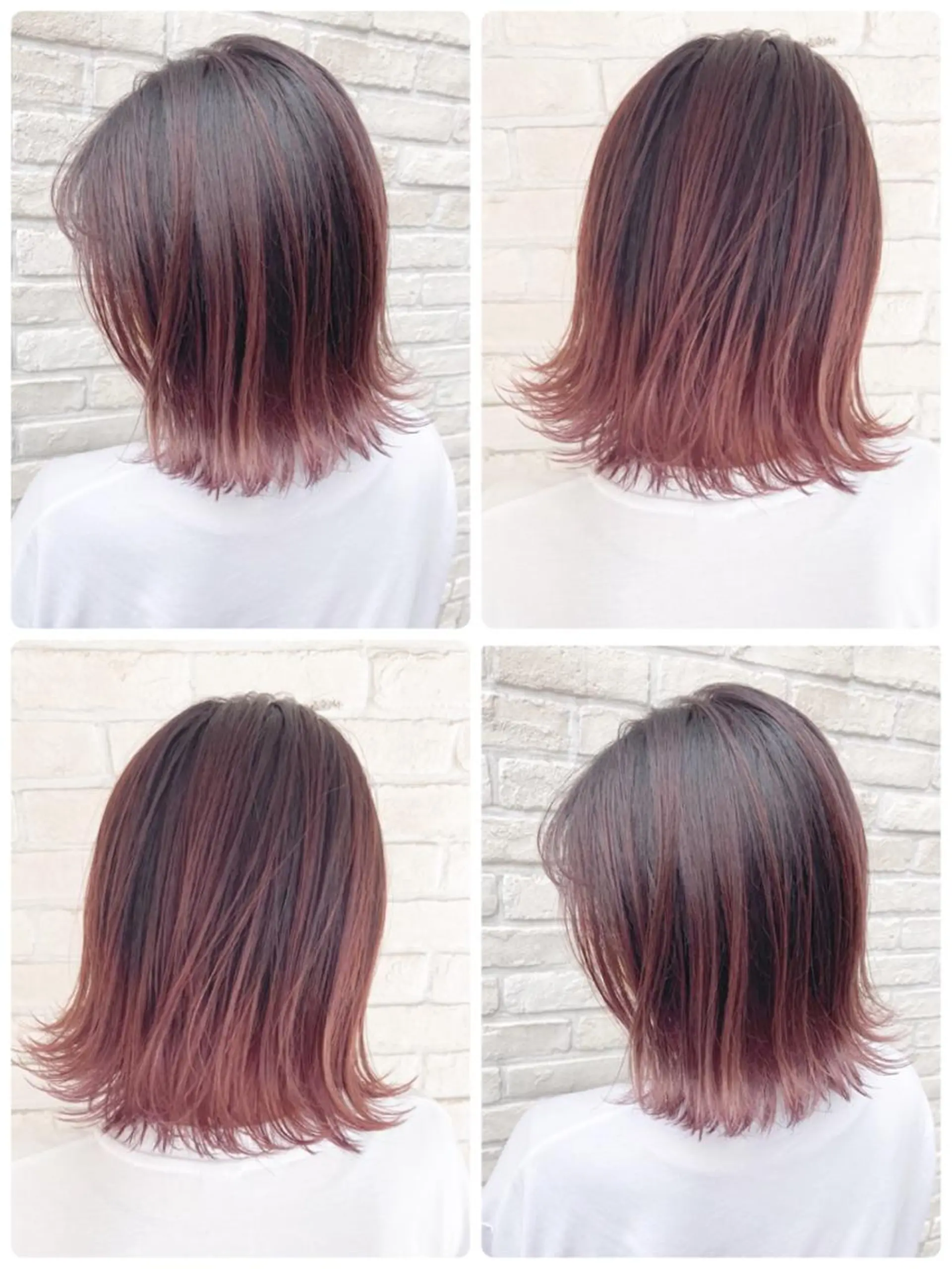 ミディアム ヘアアレンジ 成人式 白髪ぼかしハイライト 着付けヘアアレンジのその他イメージ