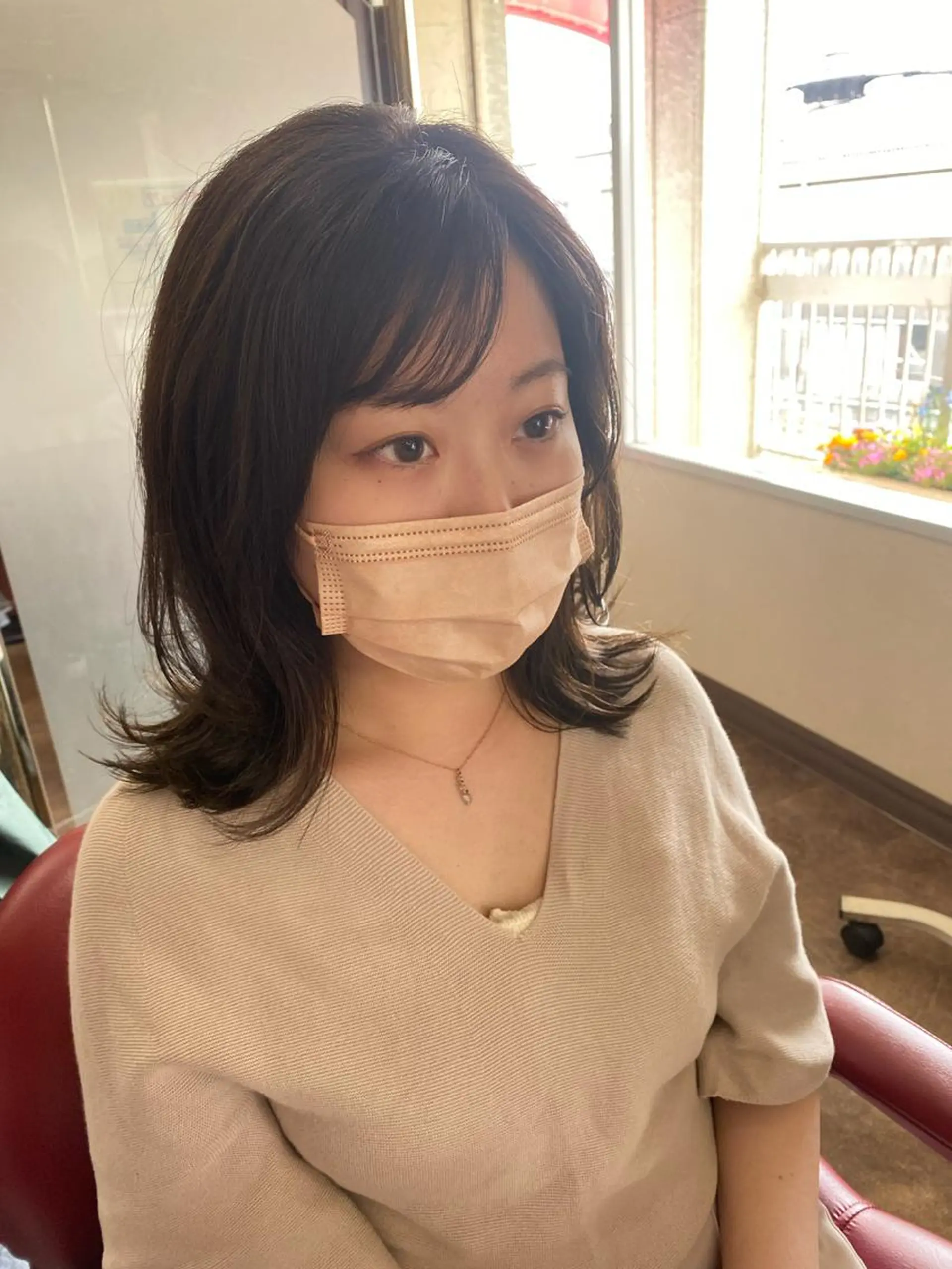 セミロング レイヤーカット 外ハネヘア カット ヘアカラー 似合わせ＆予防美容 宮原   知花💐のその他イメージ