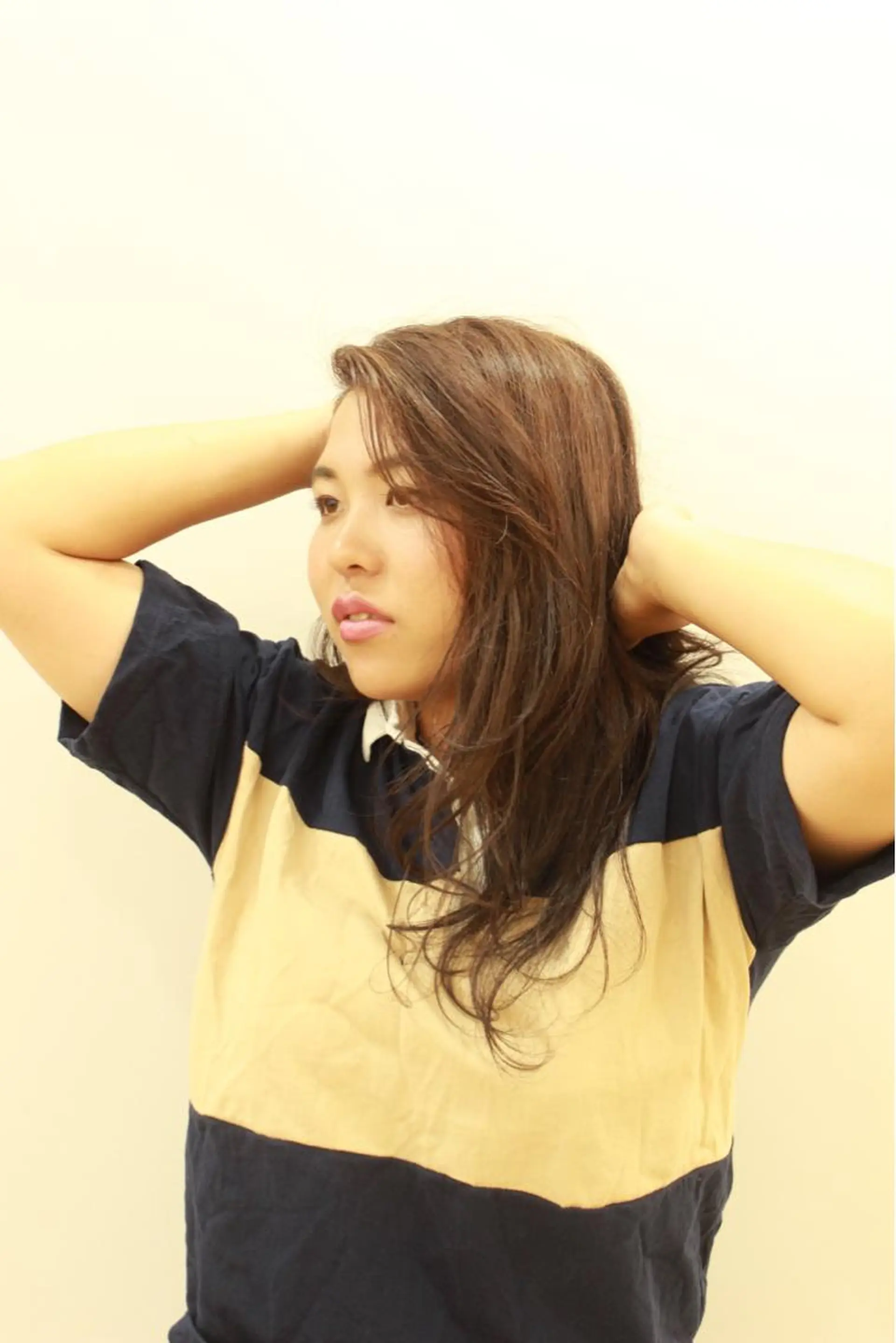 ロング 福原 亜祐美のヘアスタイル