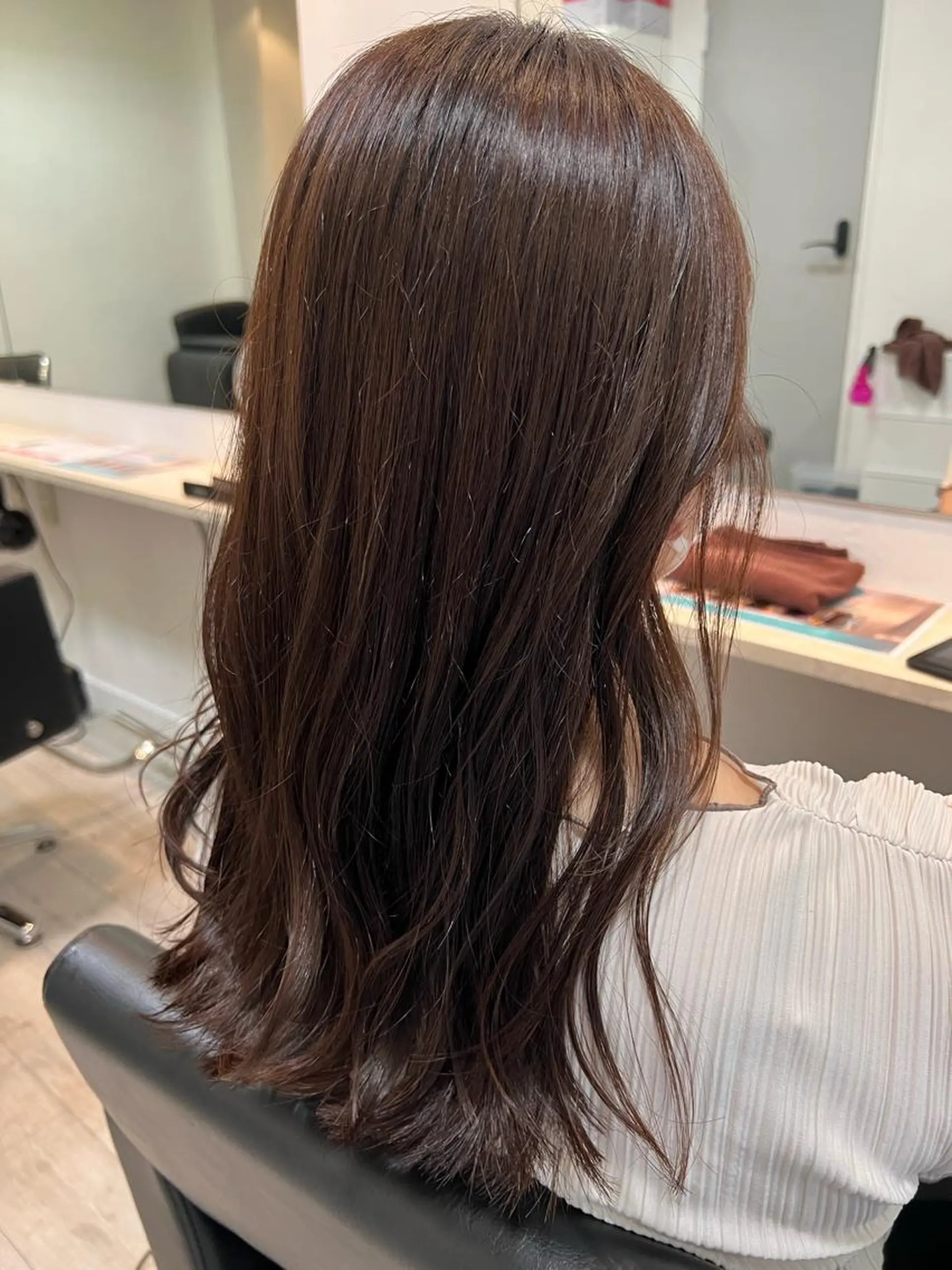 セミロング カット ヘアカラー トリートメント 🤍美髪×艶カラー RYOKO🤍のヘアスタイル