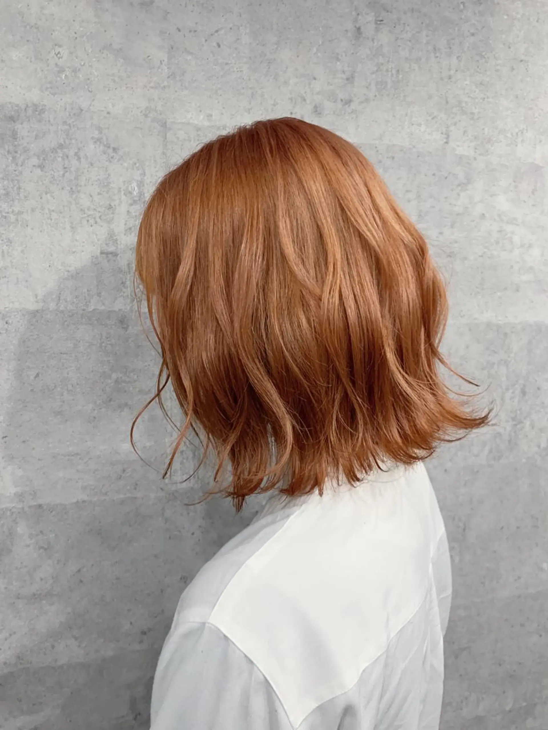 ショート カラー ブリーチ オレンジ _WHITE 天神店 YUMEKA🐻のヘアスタイル