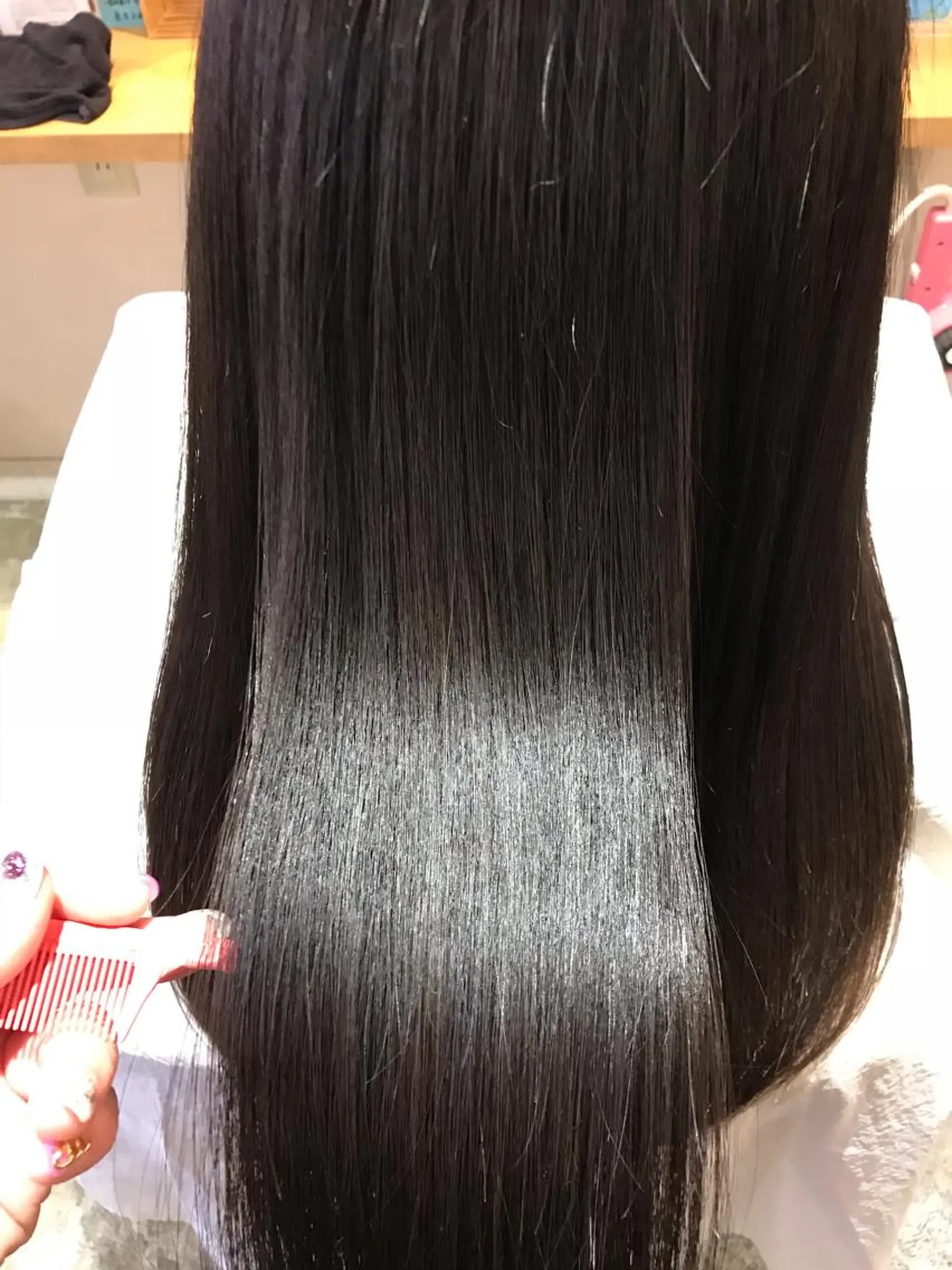 ロング カラー 髪質改善×矯正🫧 韓国ヘアasamiのヘアスタイル