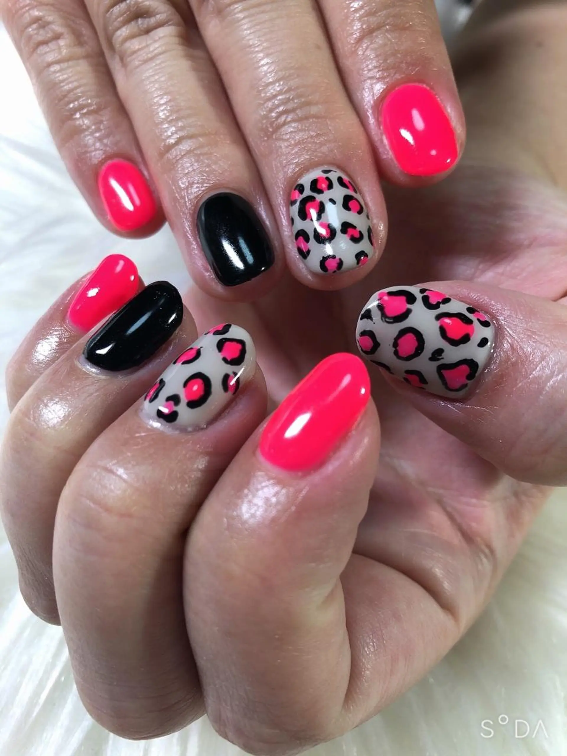 ネイル アニマル柄 miwa ミワのネイルデザイン