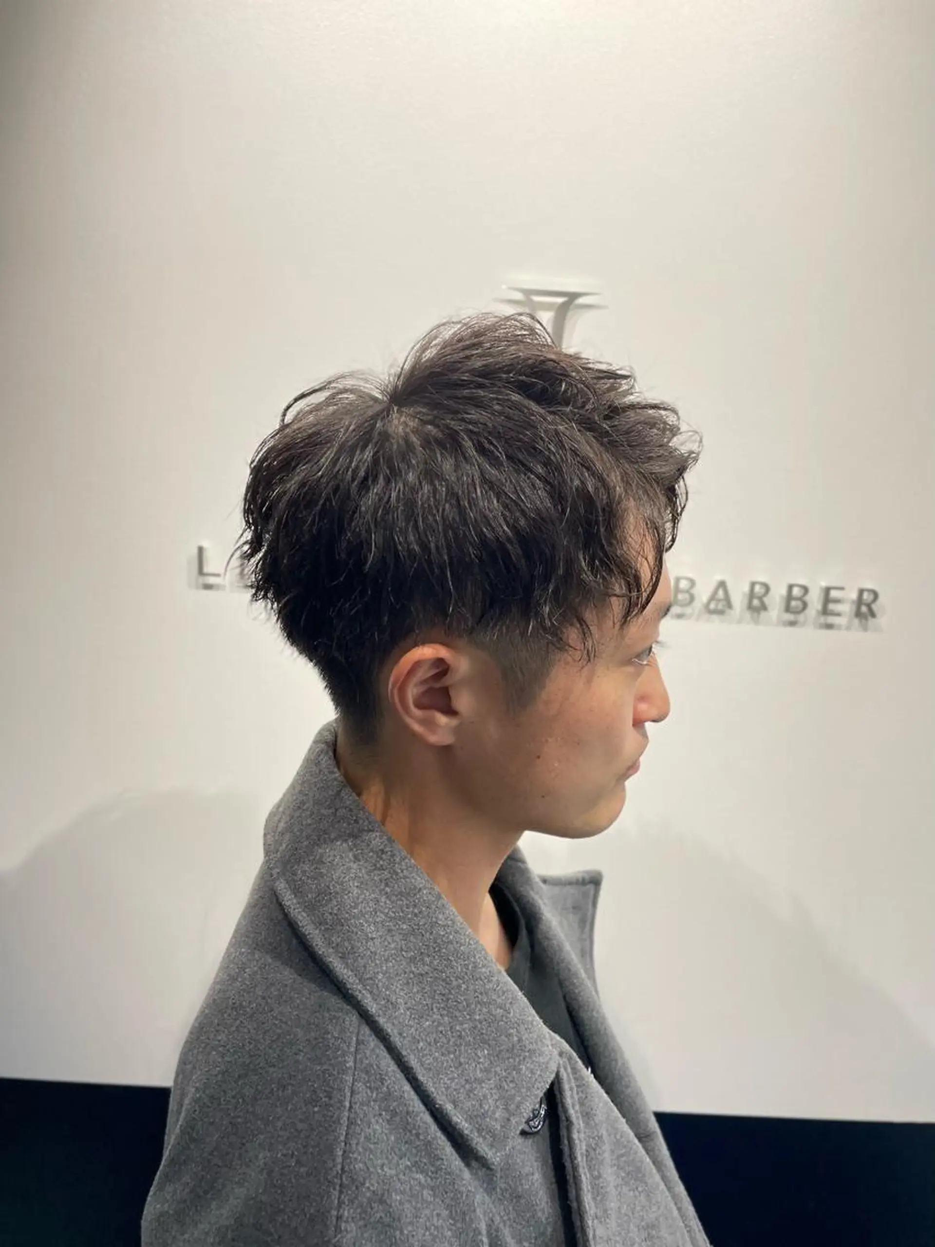 ショート パーマ メンズ カット パーマ 銀座メンズカット/ 銀座メンズパーマ/のヘアスタイル