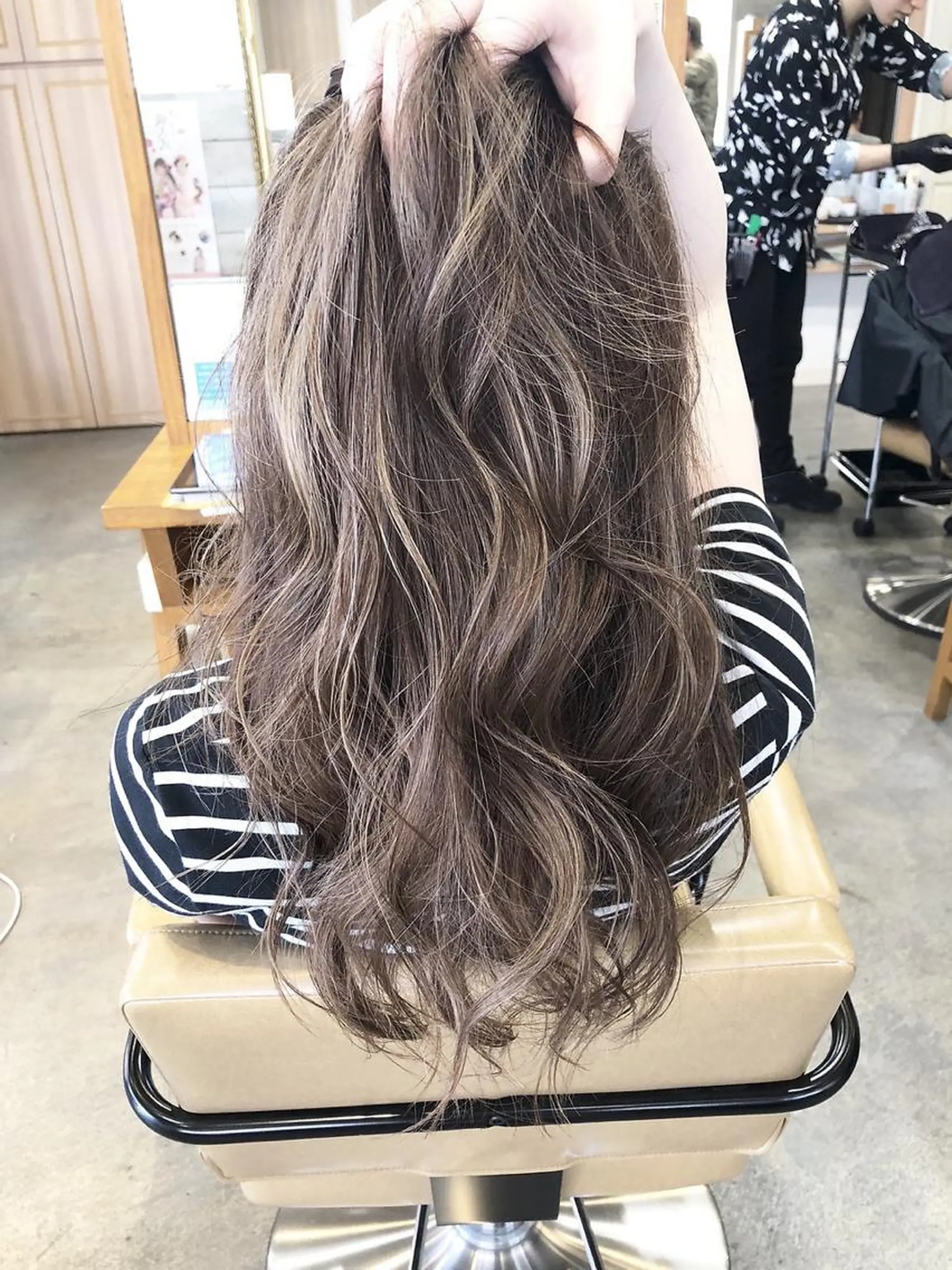 ロング カット ヘアカラー トリートメント ✨シルクストレート✨ 美髪髪質改善Yukiのヘアスタイル