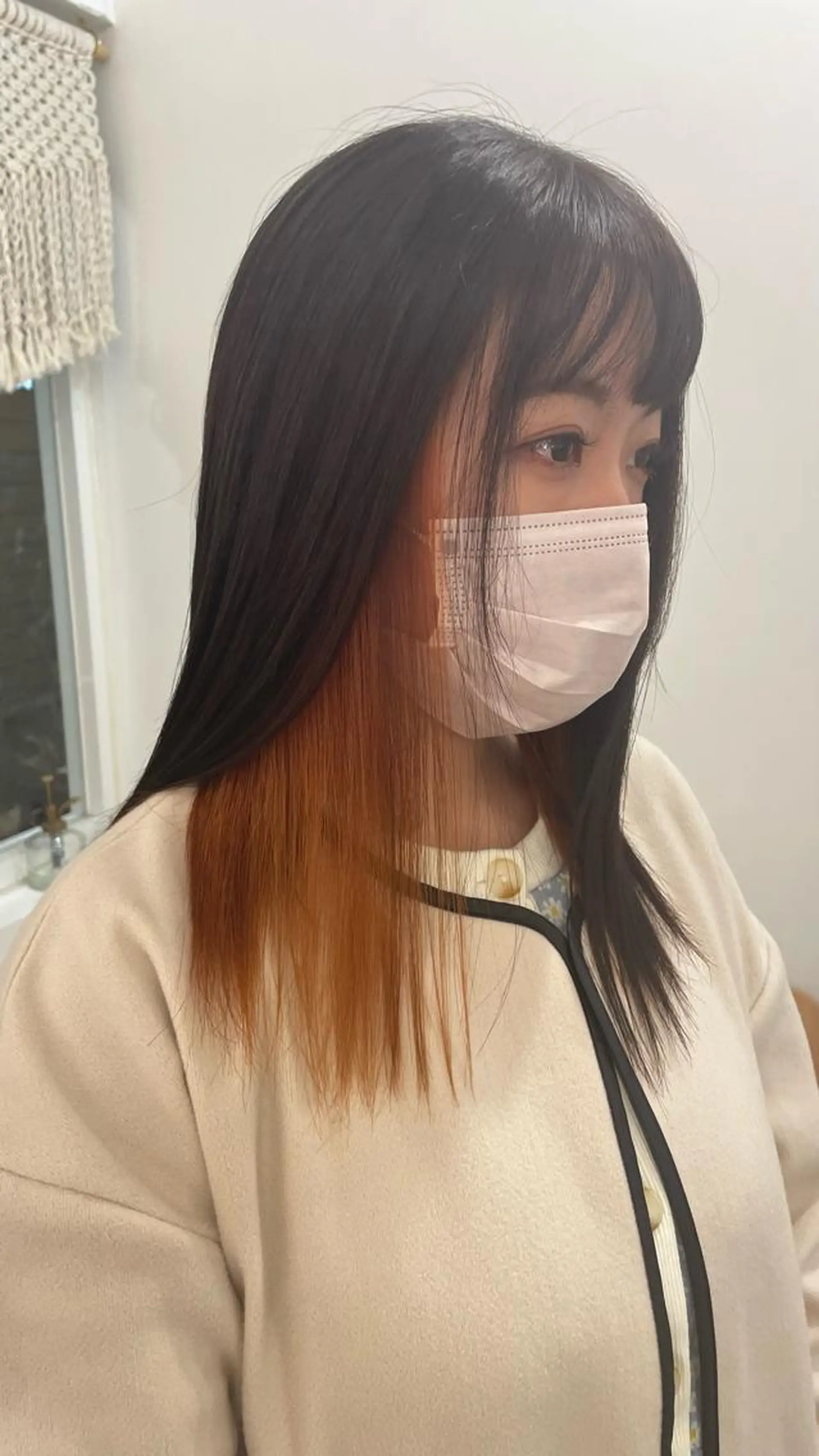セミロング ALLYS 渋谷店所属・最高級の艶のある カラーmei🎨のヘアスタイル