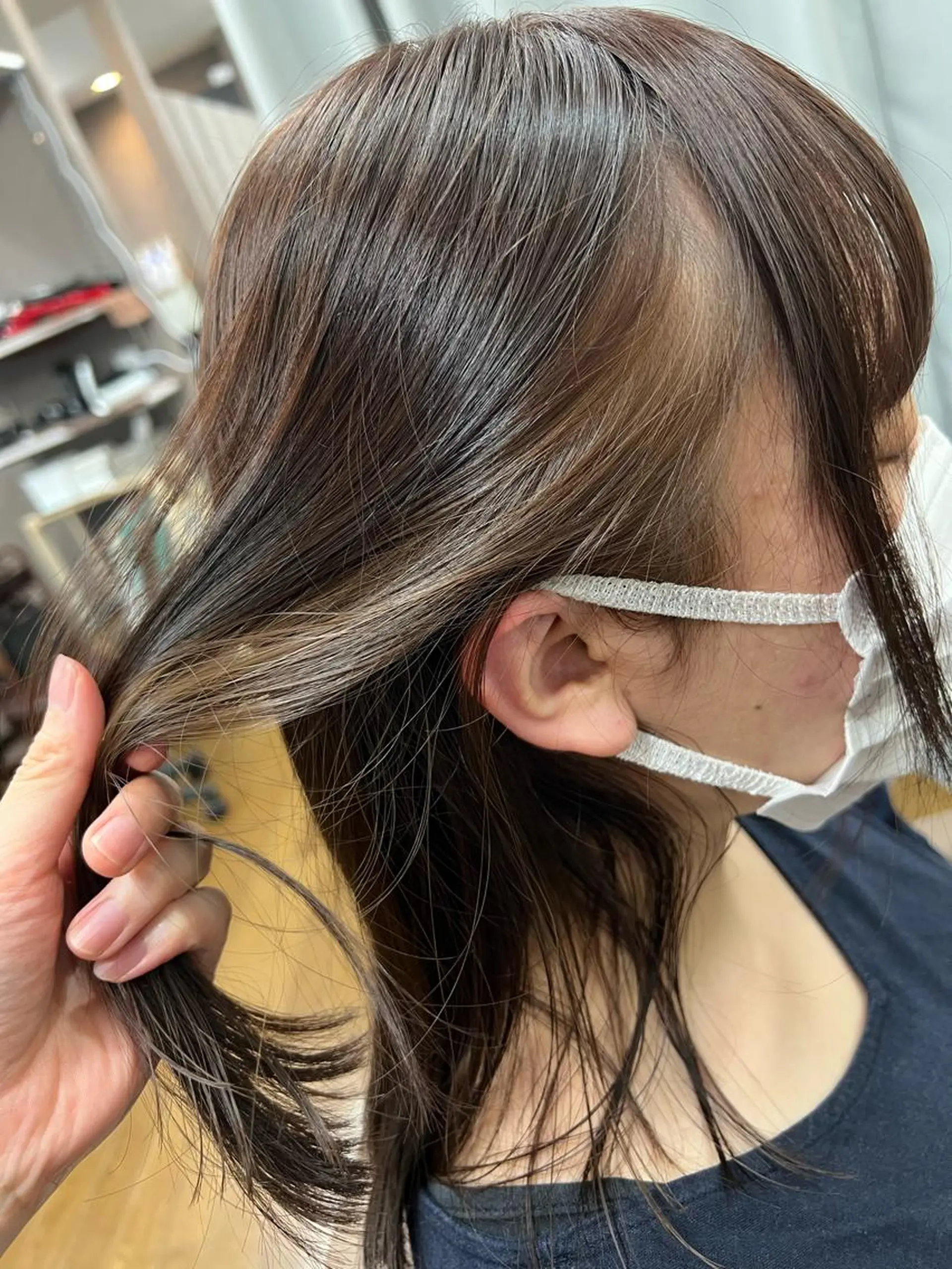 ミディアム カット ヘアカラー TELA HAIR 幕張本郷所属・TELA HAIR 幕張本郷店 千尋のヘアスタイル