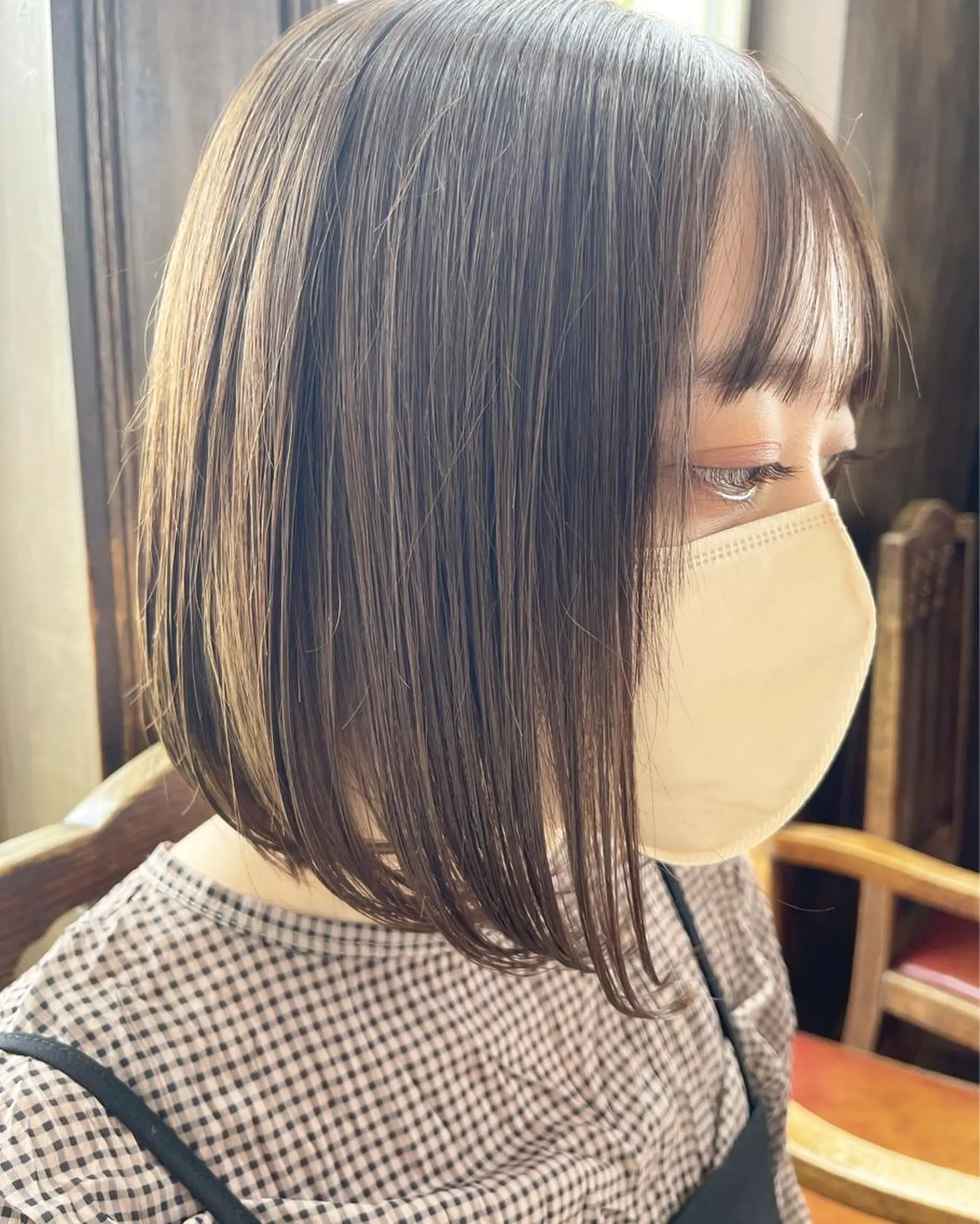 ミディアム 剣持友希/高崎 /ディレクターのヘアスタイル