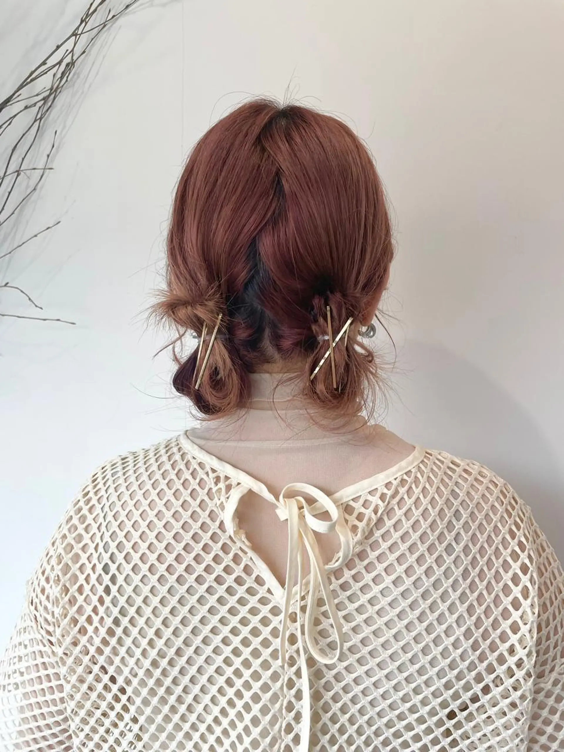 セミロング ヘアアレンジ silo所属・silo MOKA 顔周りカット🦦のヘアスタイル