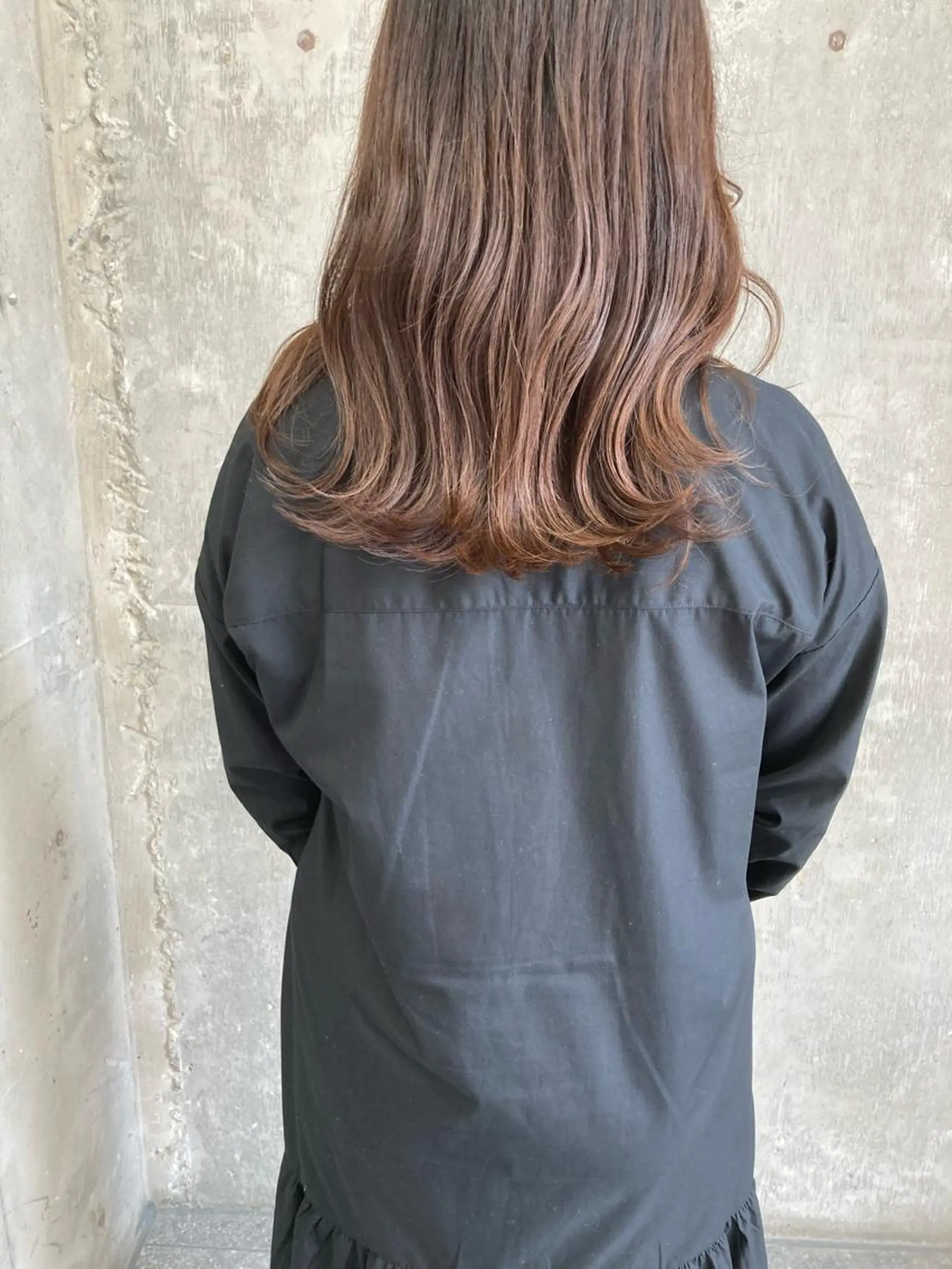 セミロング カラー ベージュカラー カット 縮毛矯正 小木曽智美 /ボブ/ショートのヘアスタイル