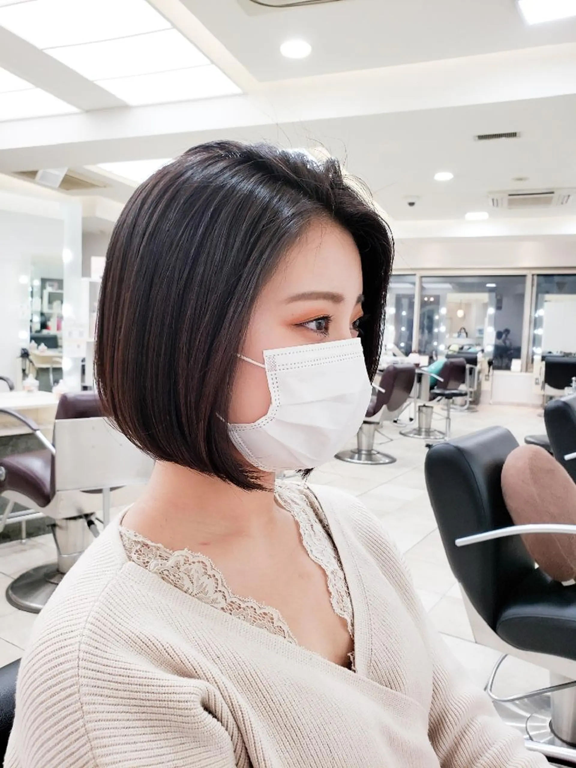 ショート カラー イルミナカラー 髪質改善 似合わせカット 縮毛矯正 トリートメント カット ヘアカラー トリートメント ボブ・ロブ　福田 泰久✂️✨のヘアスタイル