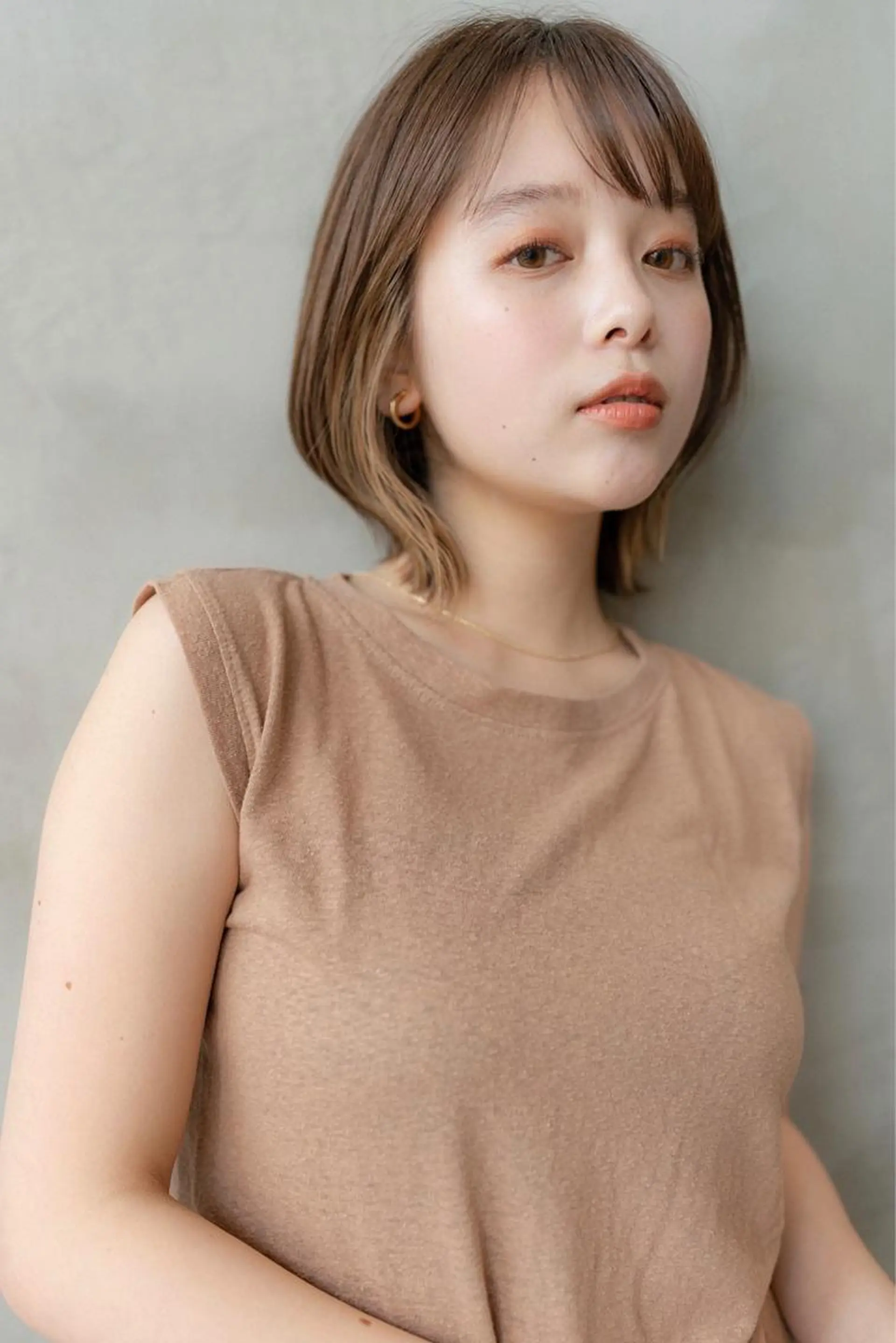 ミディアム カラー カット ヘアカラー トリートメント 🉐レイヤー/塩見 弘樹🉐渋谷のヘアスタイル