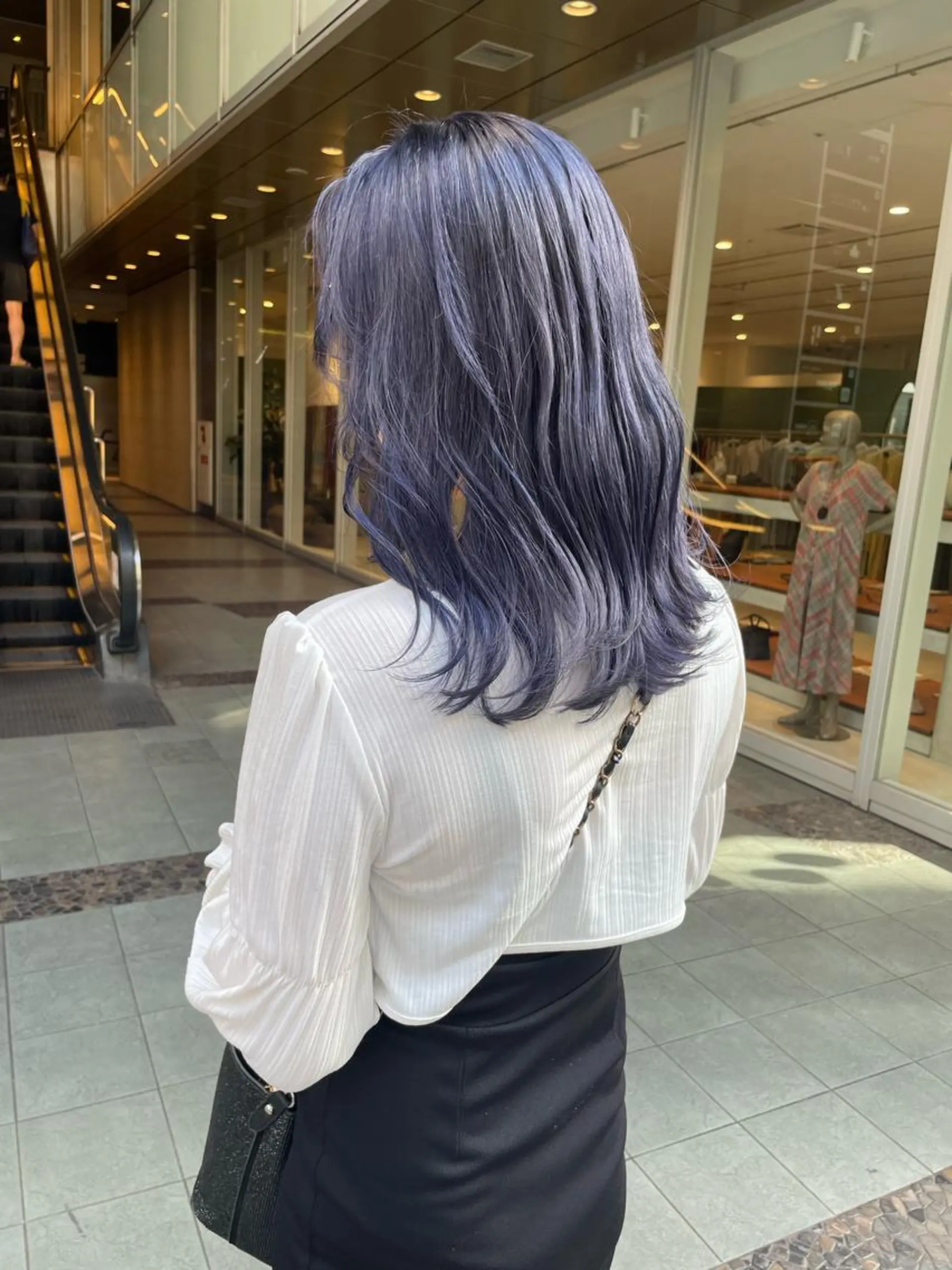 セミロング カラー ヘアカラー トリートメント 髪質改善will hairdesignのヘアスタイル