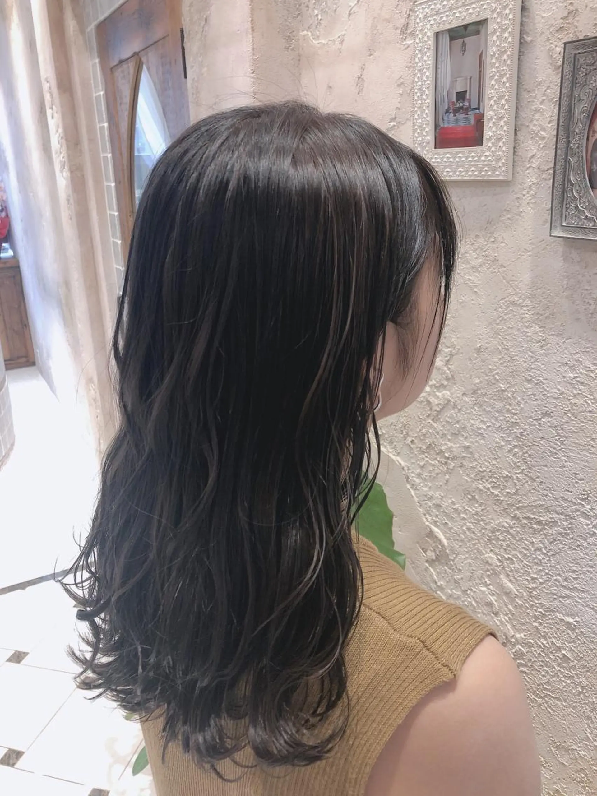 ロング カット ヘアカラー トリートメント 代表山口ひな 髪質改善のプロのヘアスタイル