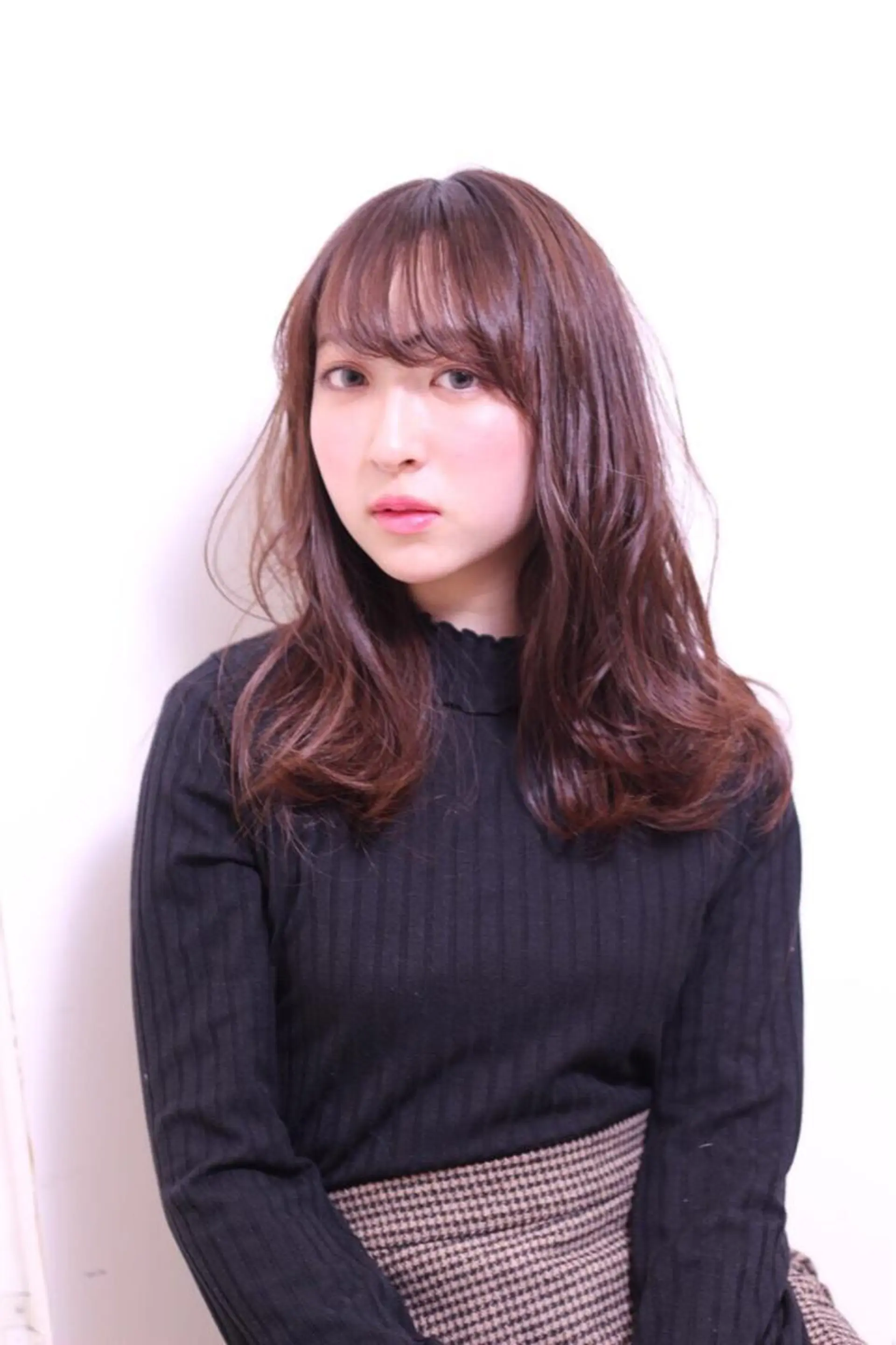 セミロング ally新百合ヶ丘 フジムラユウスケのヘアスタイル