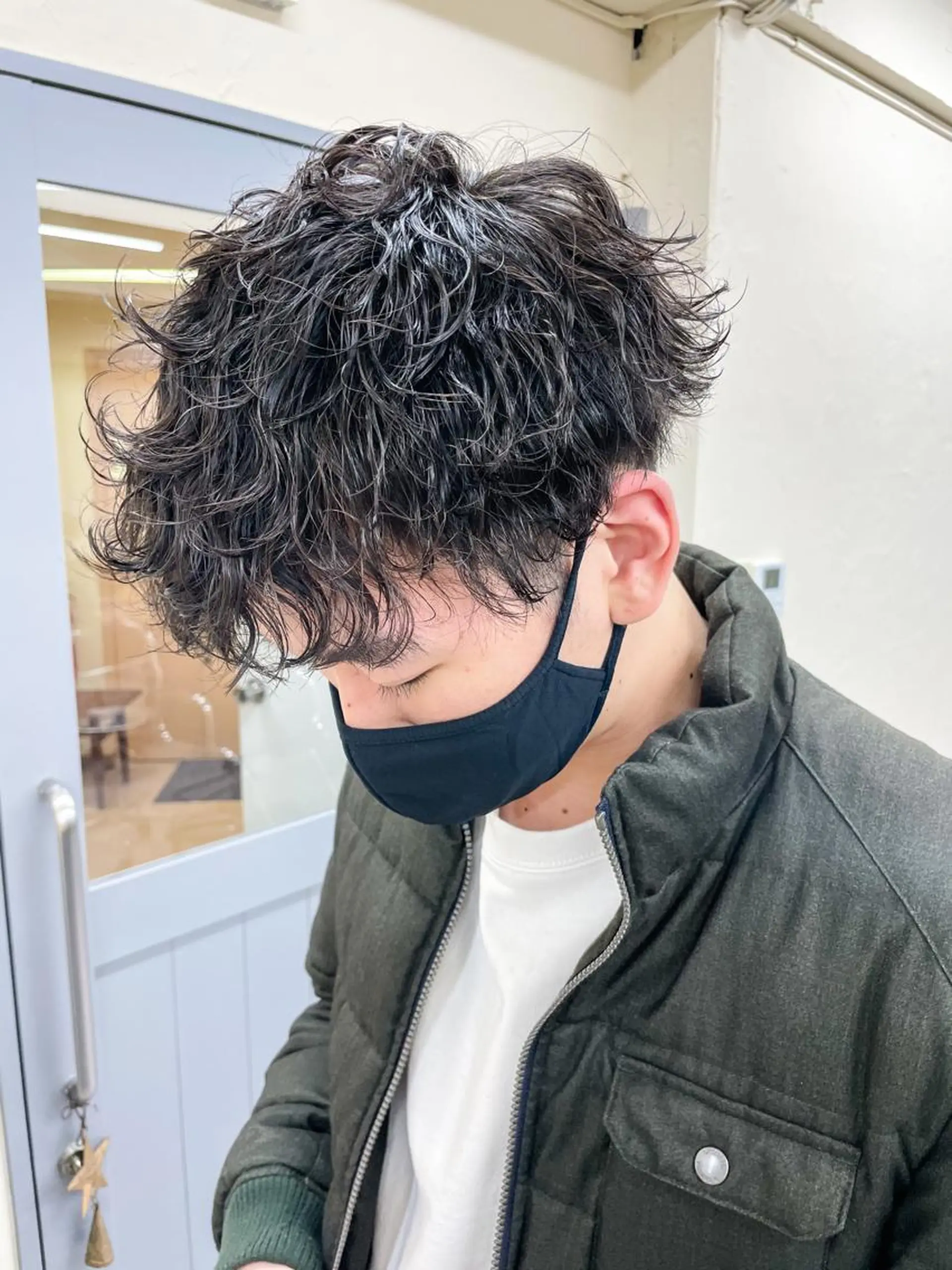 ショート パーマ メンズ カット パーマ warme所属・メンズパーマ メンズ特化ryoのヘアスタイル