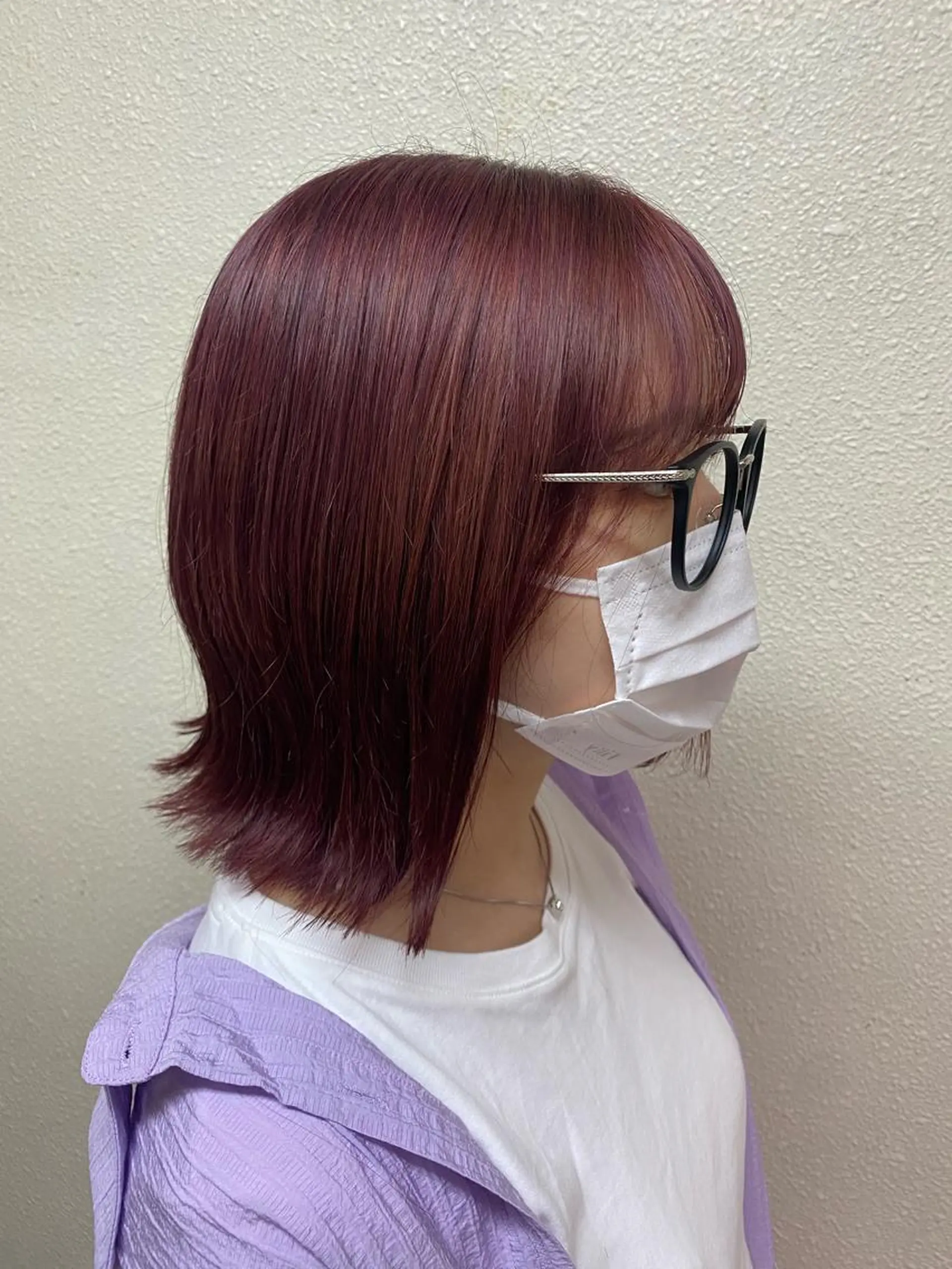 ミディアム カラー ブリーチ ケアブリーチ ヘアカラー トリートメント ikeda shioriのヘアスタイル