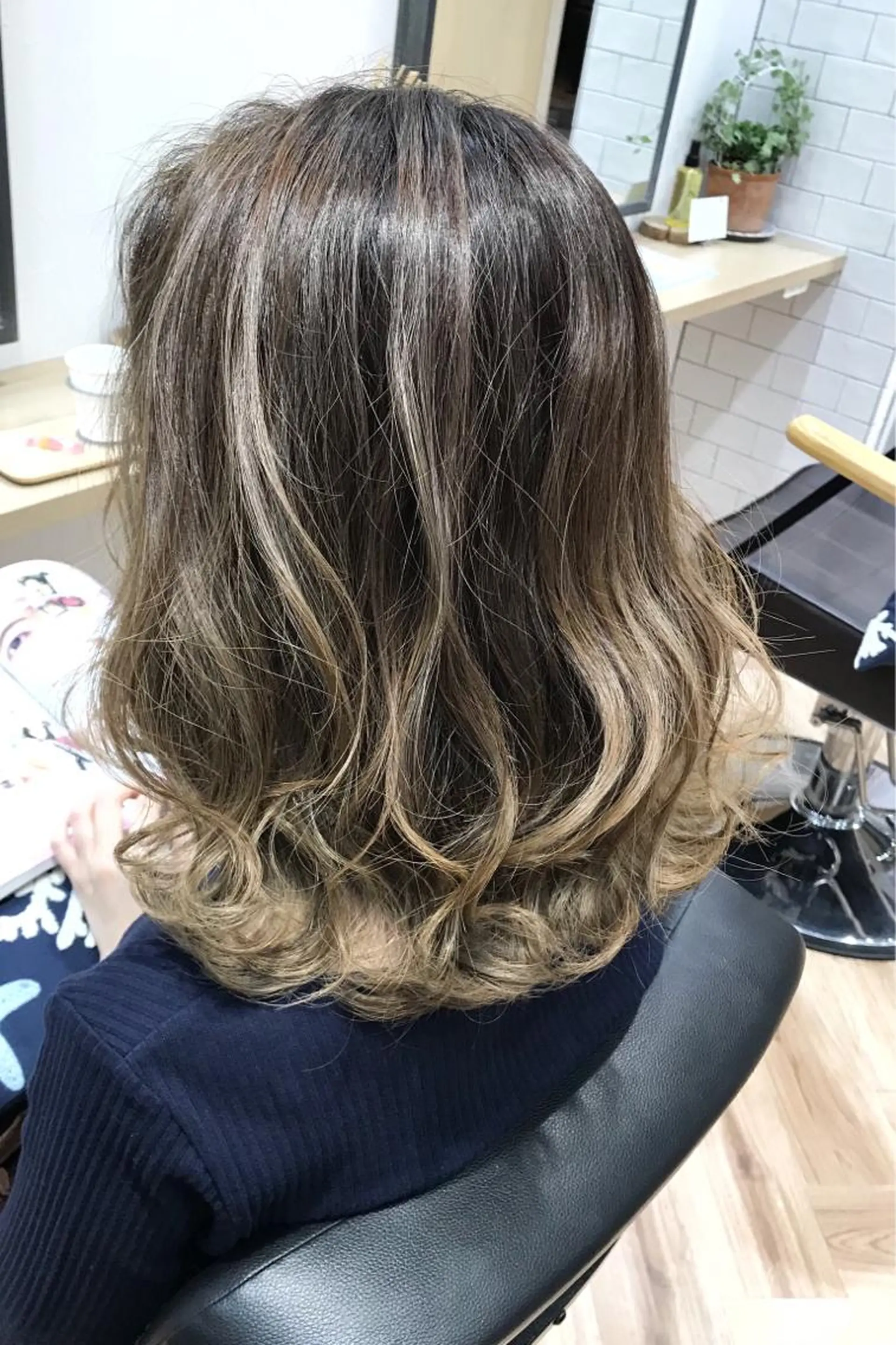 ミディアム カラー 原山 直人のヘアスタイル