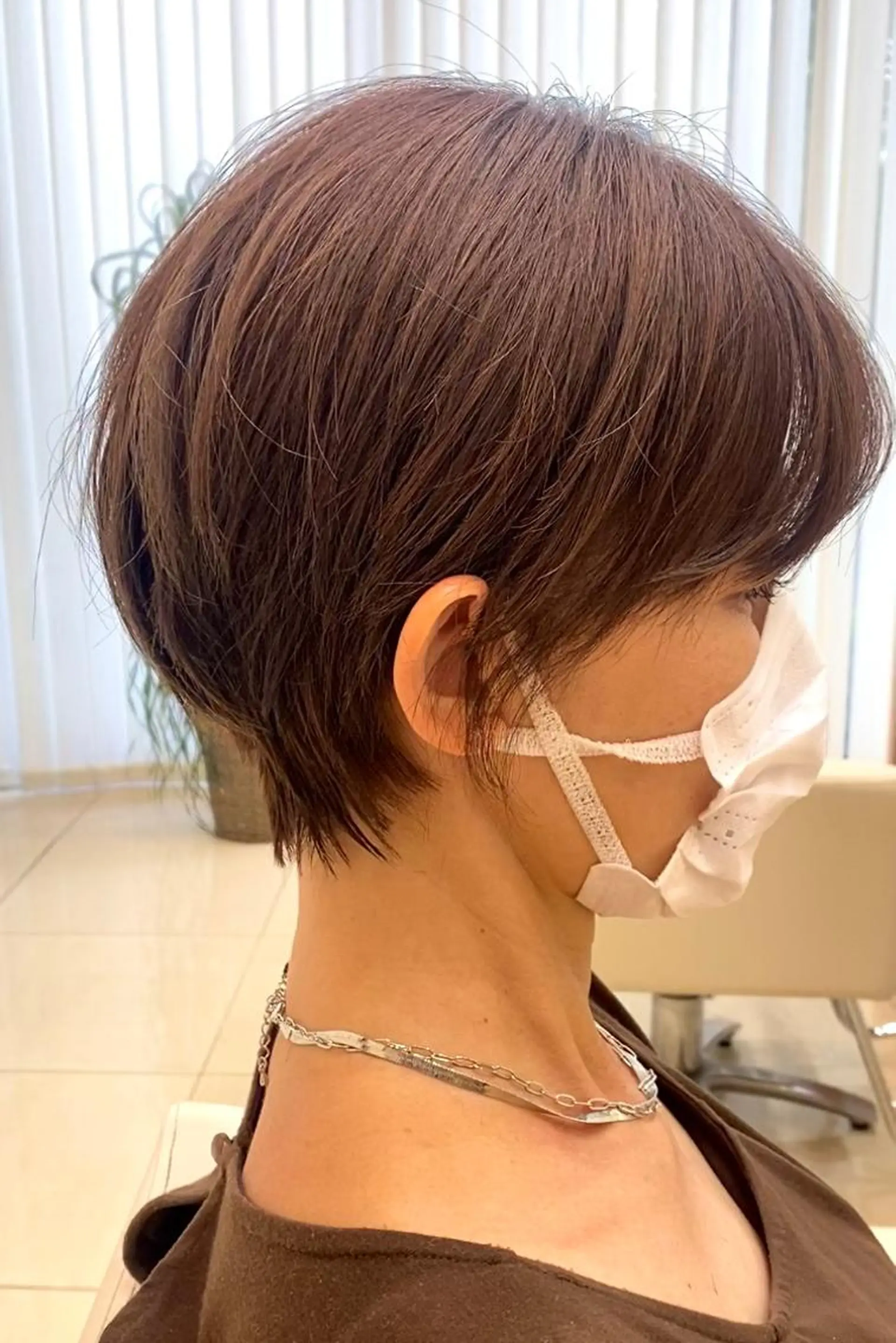 ショート カラー ショートヘア レイヤーカット🍒韓 国ヘア🍒ひかりのヘアスタイル