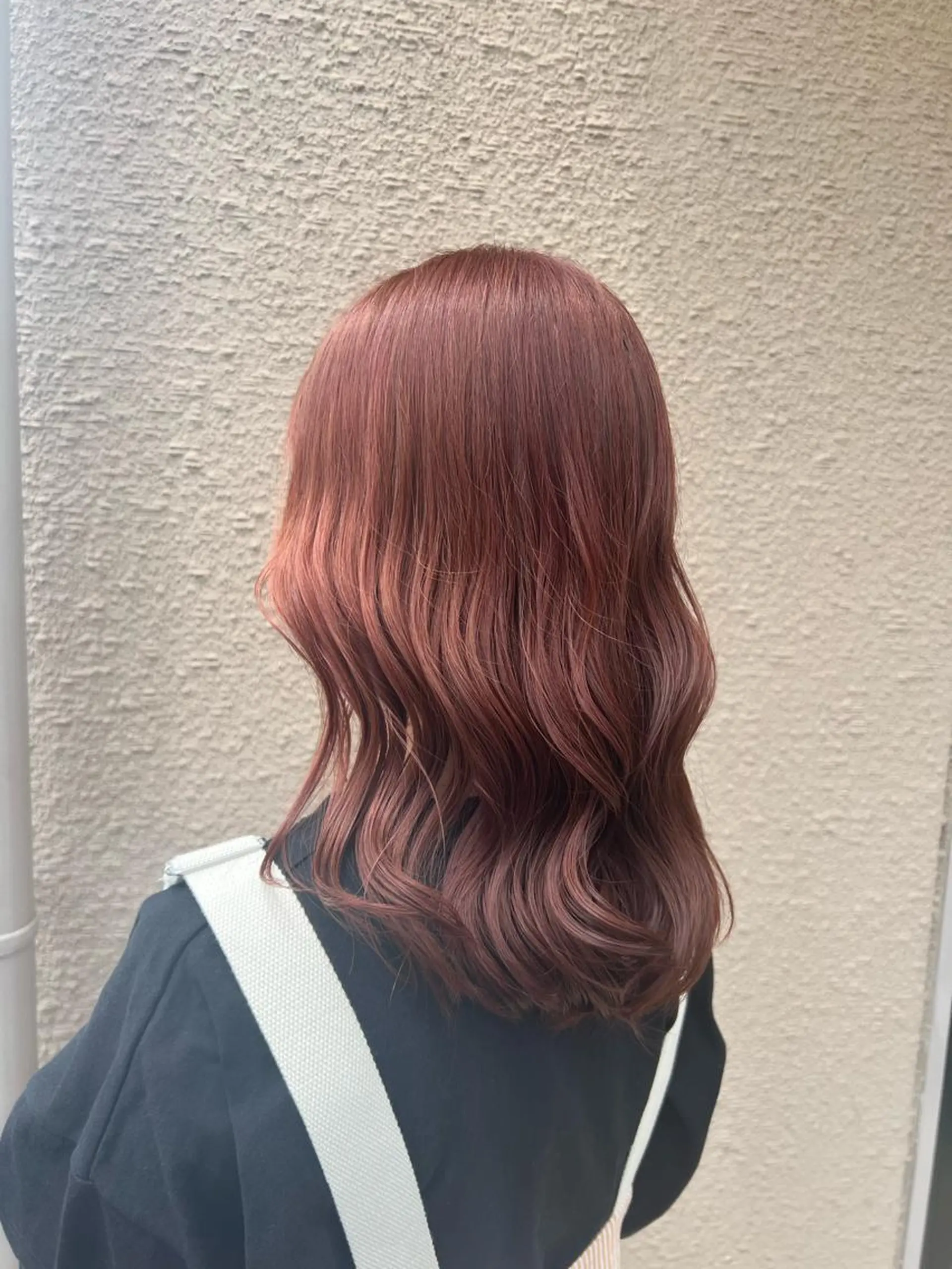 セミロング カラー ヘアアレンジ ベージュカラー ピンクカラー ピンクベージュ Hair & Beauty the B 岡崎店所属・山口 安美のヘアスタイル