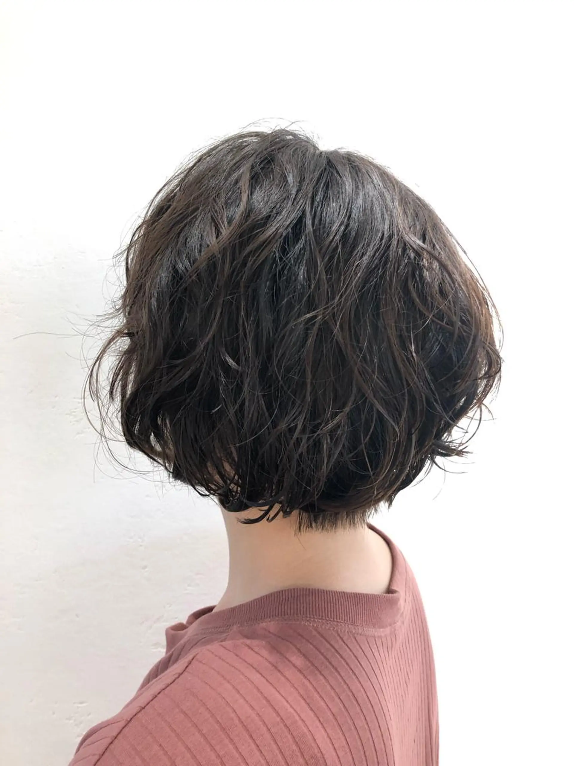 ショート カット パーマ トリートメント 大場 優のヘアスタイル