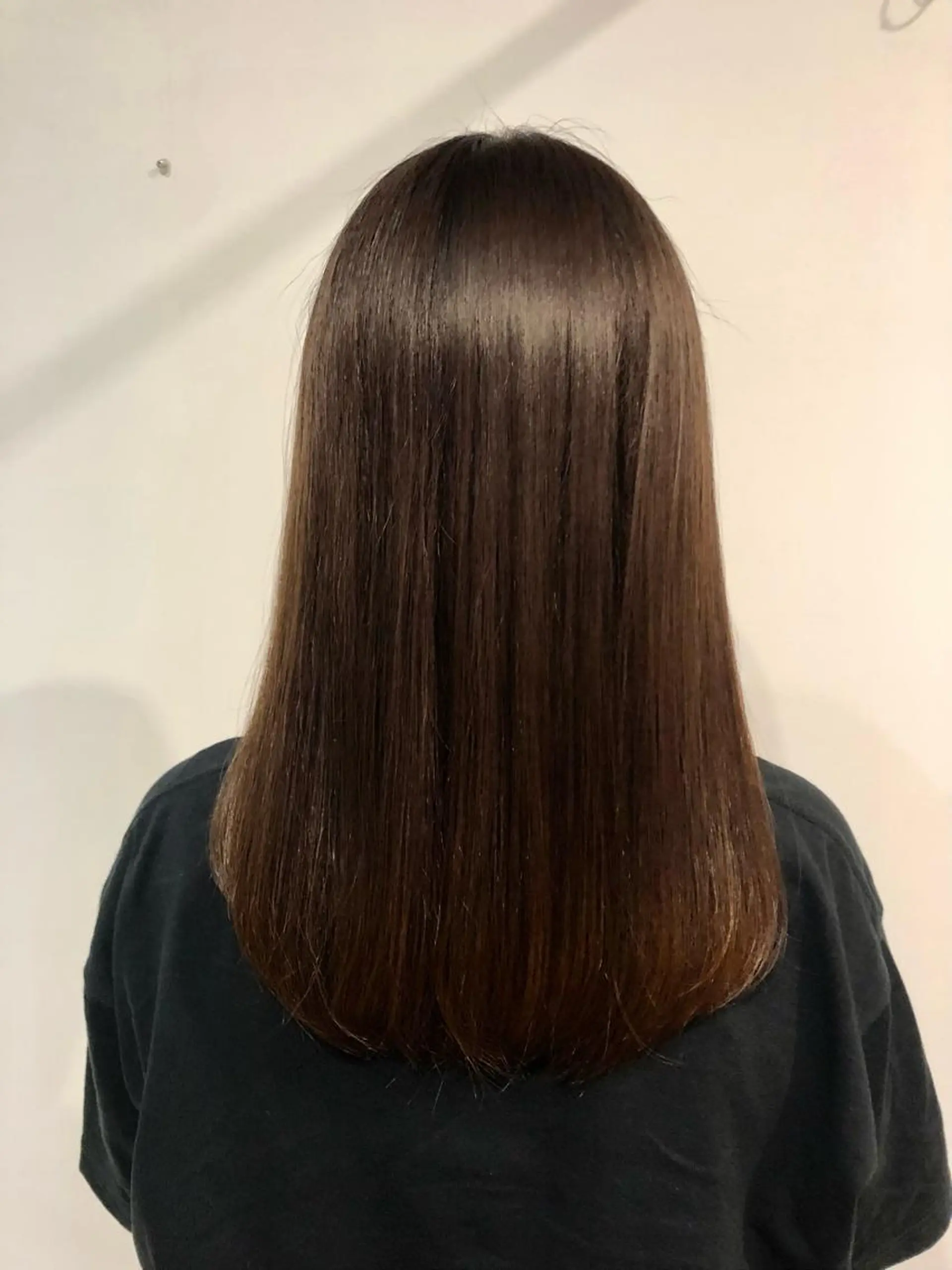 セミロング カラー カット トリートメント 青野 文香のヘアスタイル