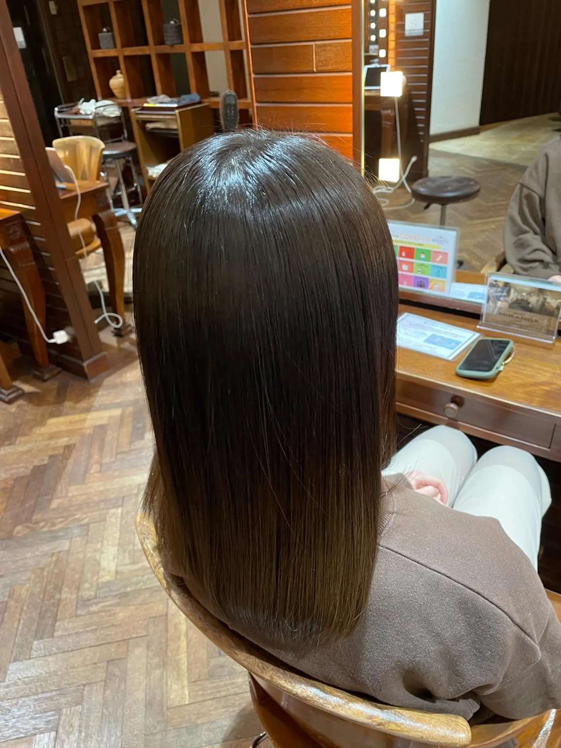 ミディアム 髪質改善 トリートメント stylist YUTOのヘアスタイル