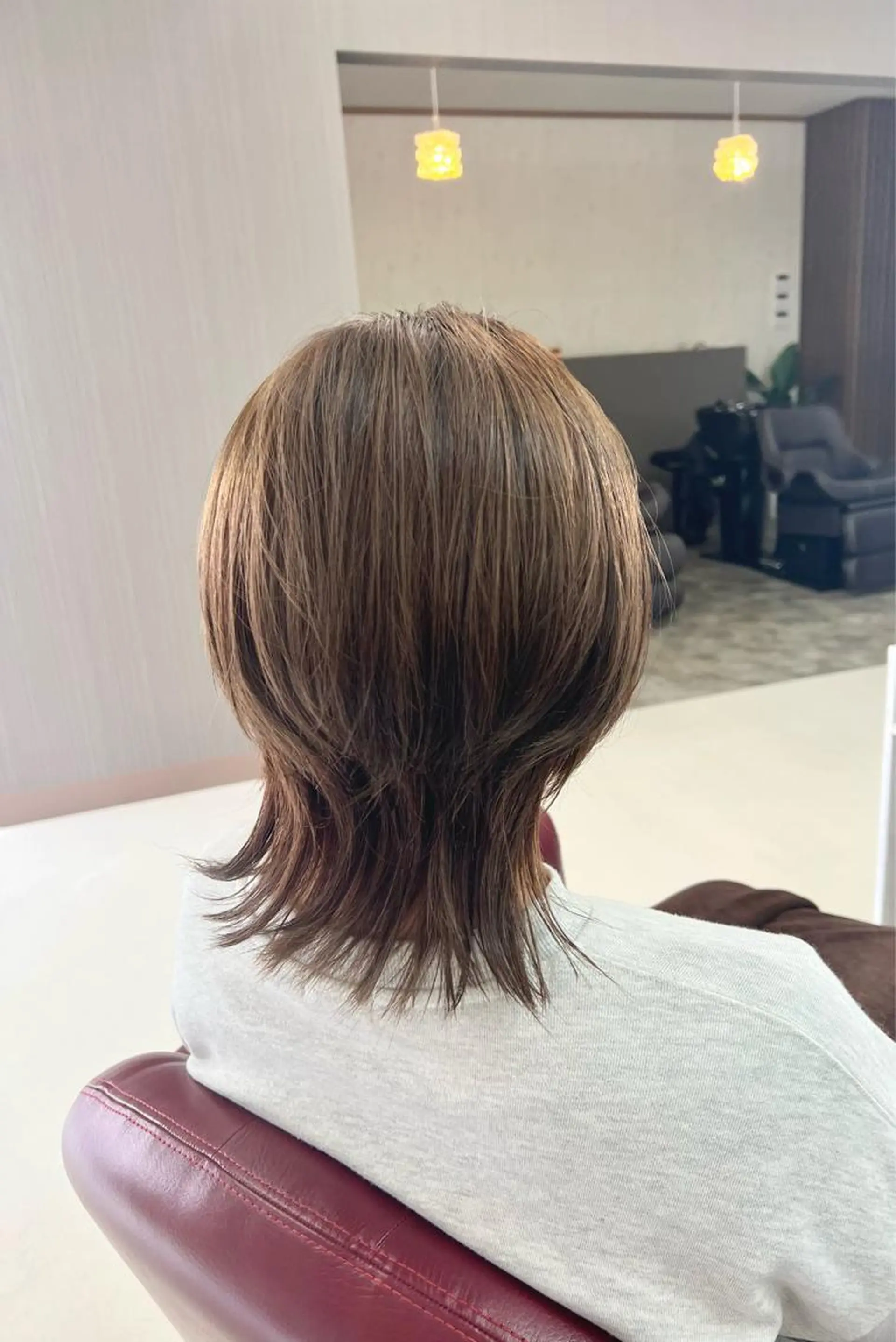 ショート カラー ウルフカット KEN 🌟のヘアスタイル