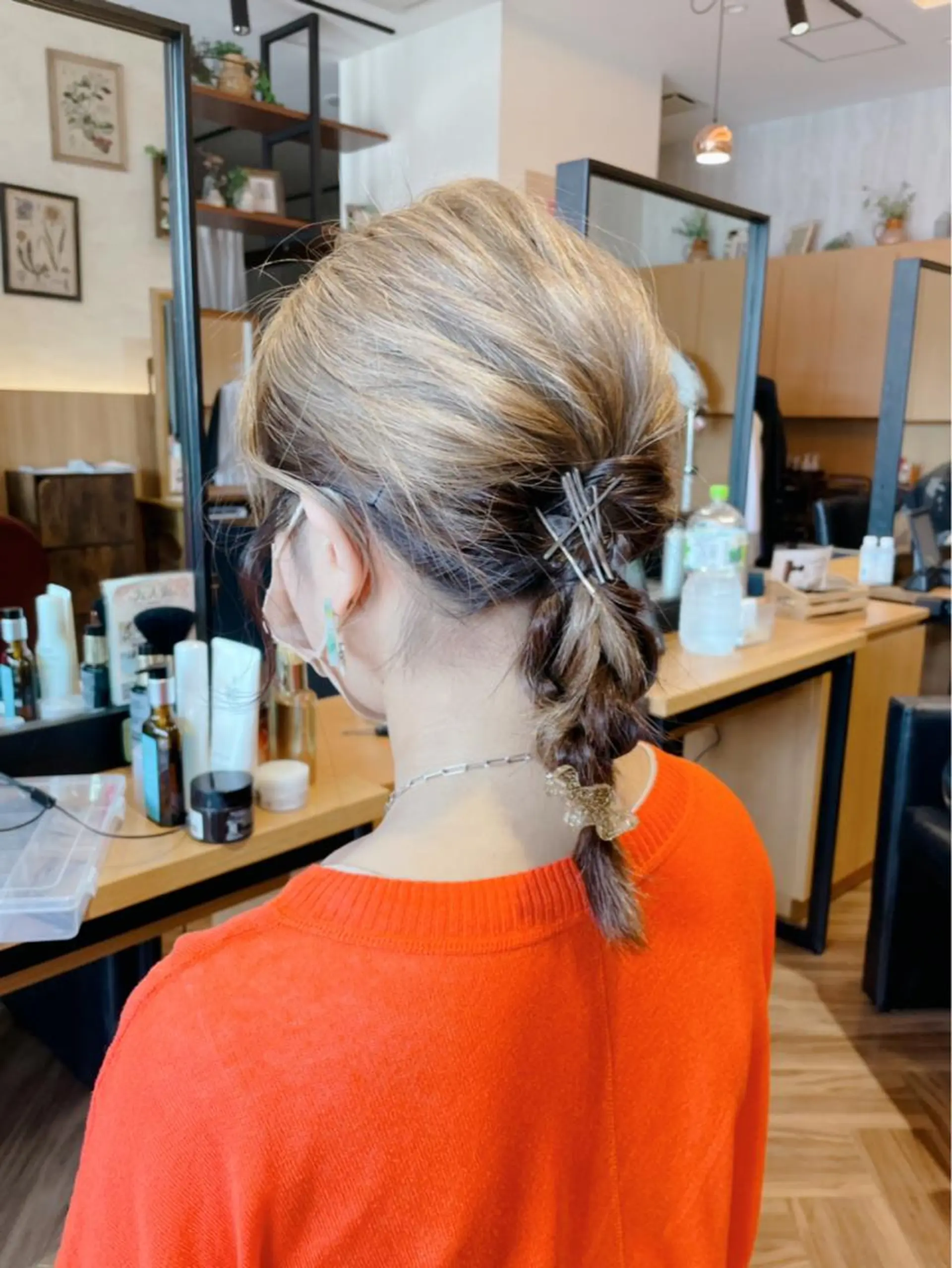 ミディアム ヘアアレンジ WE RULE 札幌店 【ウィールール 札幌店】所属・✨️大人ショート 髙橋朋花のヘアスタイル