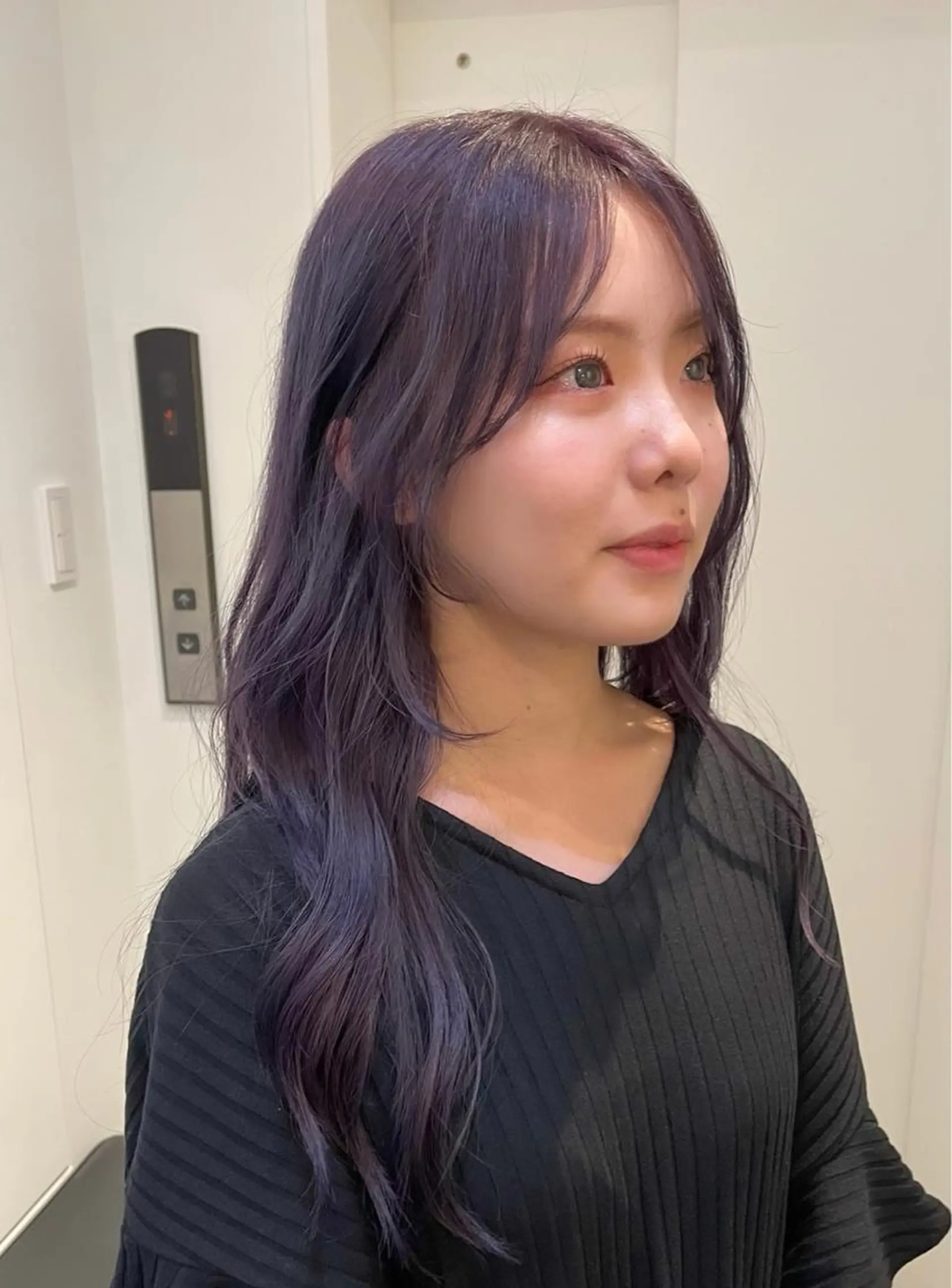 セミロング KOCHAB 中村穂風のヘアスタイル