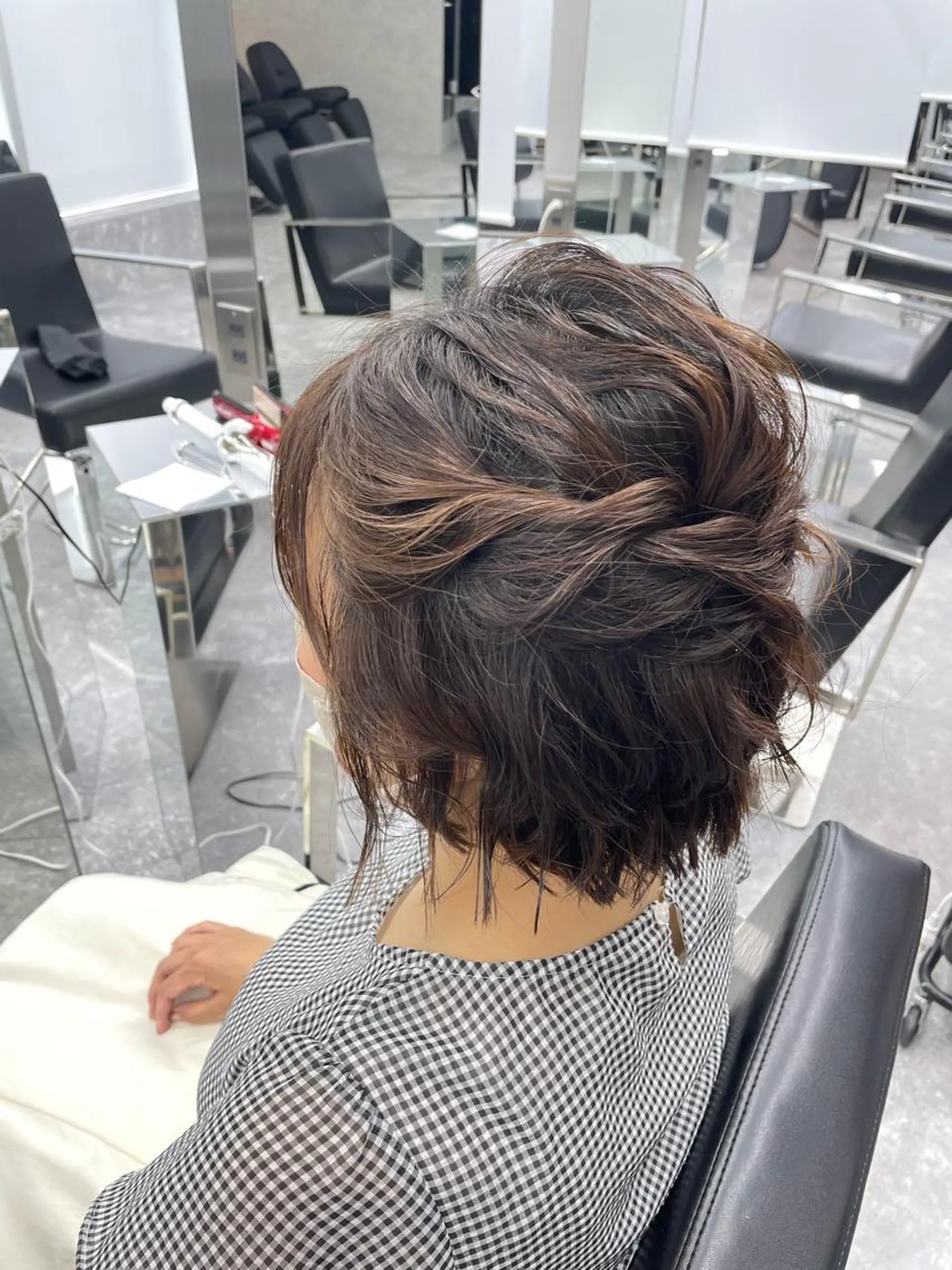 ショート ヘアアレンジ 口コミ高評価✨ 安達ももかのマツエク・マツパデザイン