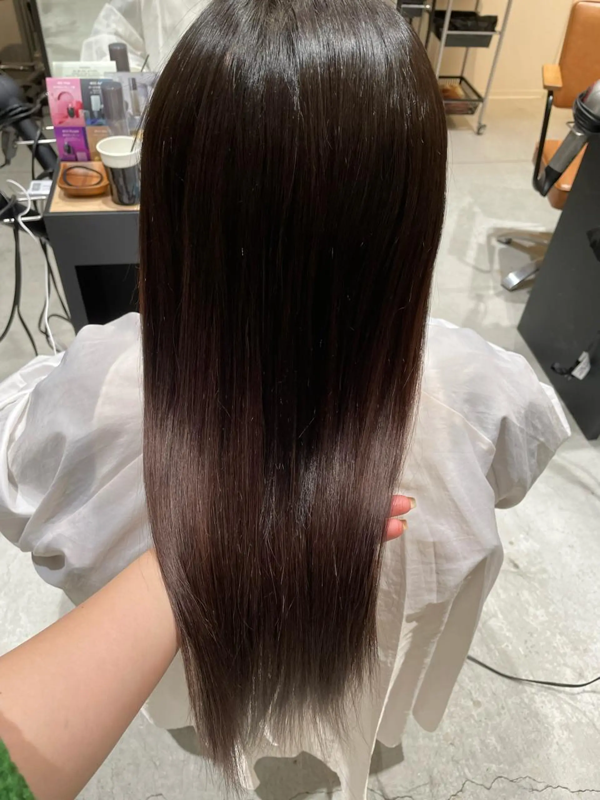 ロング カラー ヘアアレンジ 寺西 恵🪡🤍のヘアスタイル