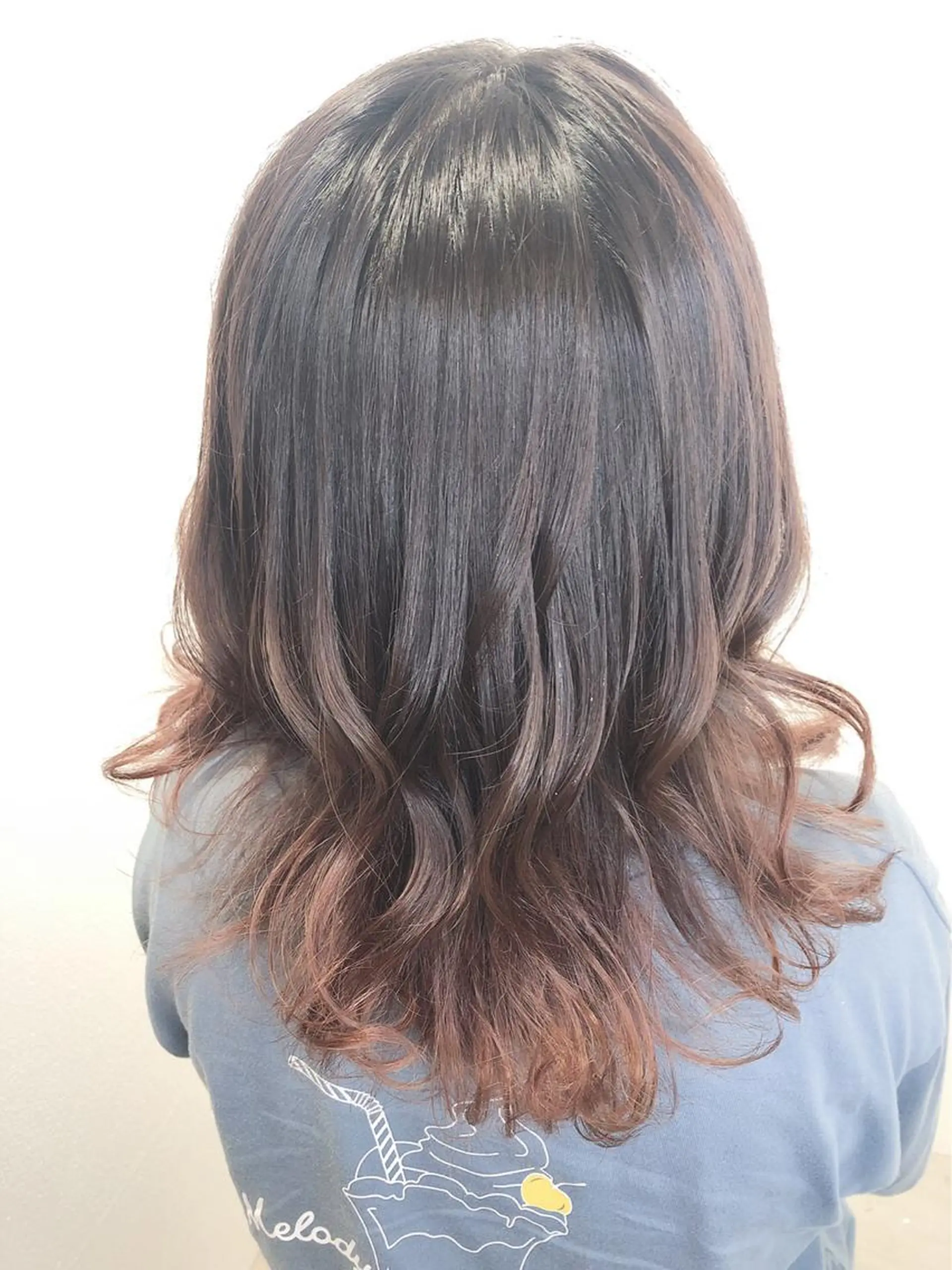 ミディアム カラー グラデーションカラー ヘアカラー トリートメント 田中 アキオのヘアスタイル