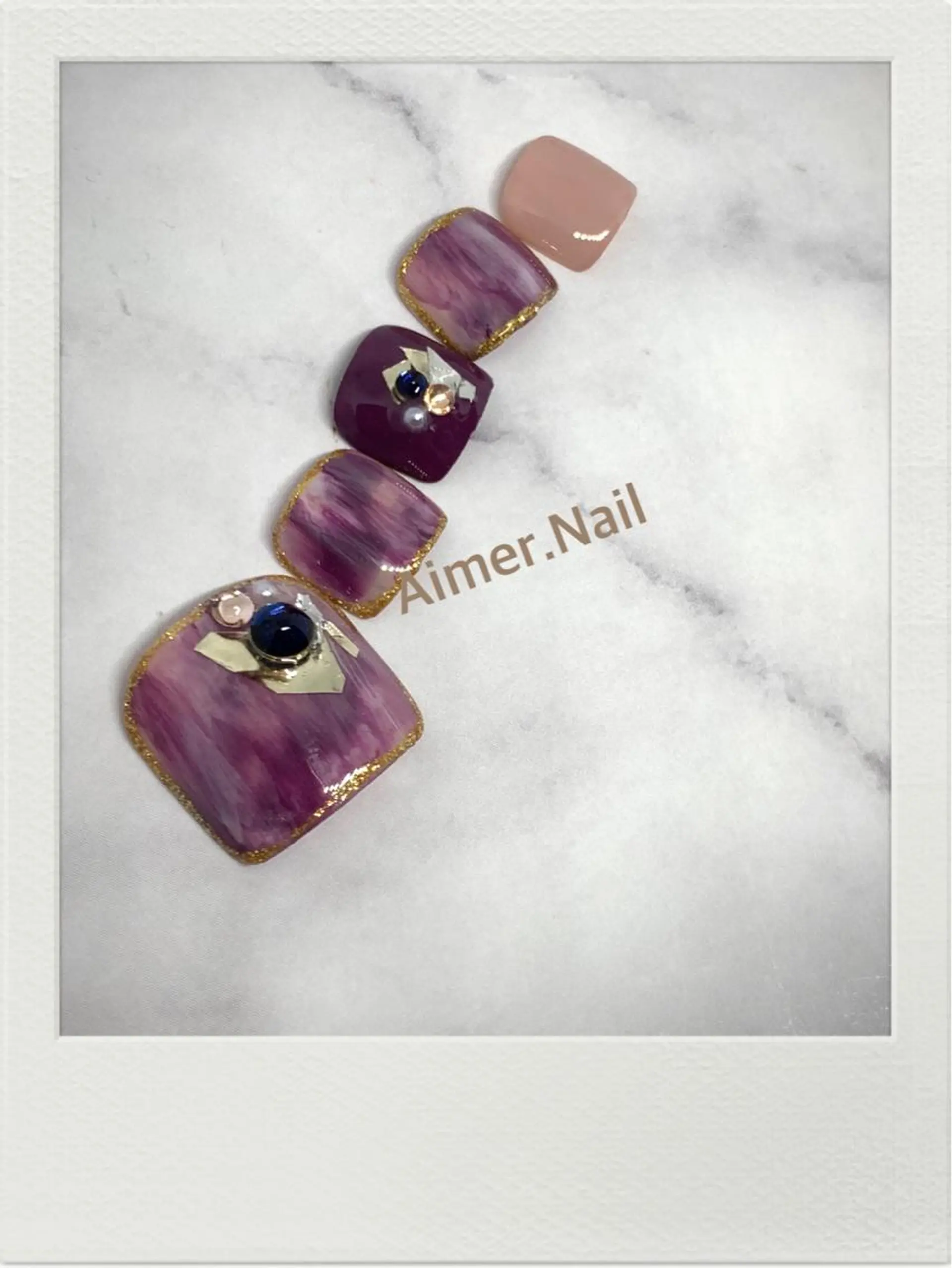 ネイル フットネイル フットネイル Aimer. Nailのネイルデザイン
