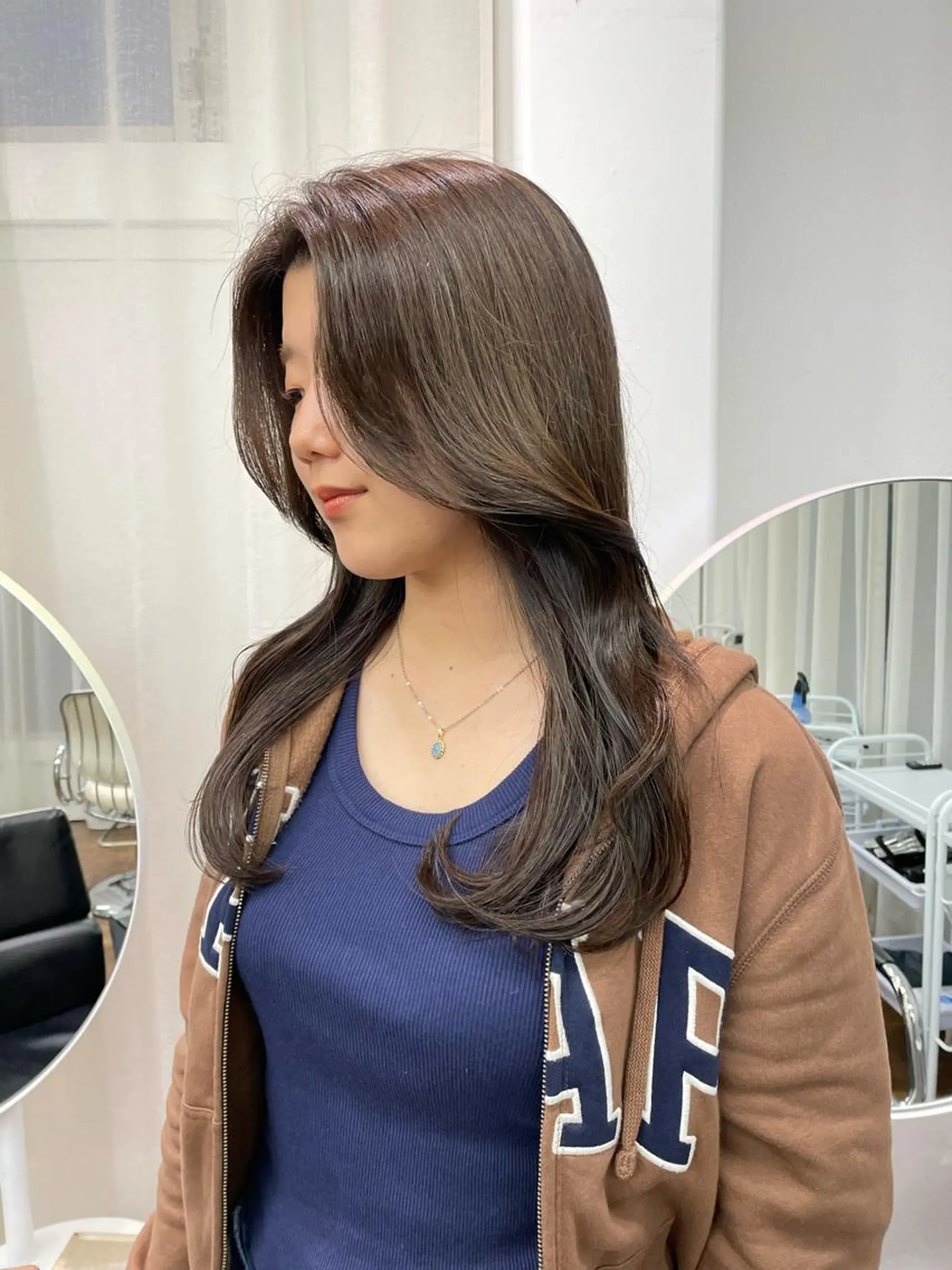 ロング カラー カット ヘアカラー トリートメント レイヤーカット🎀 kanaのヘアスタイル