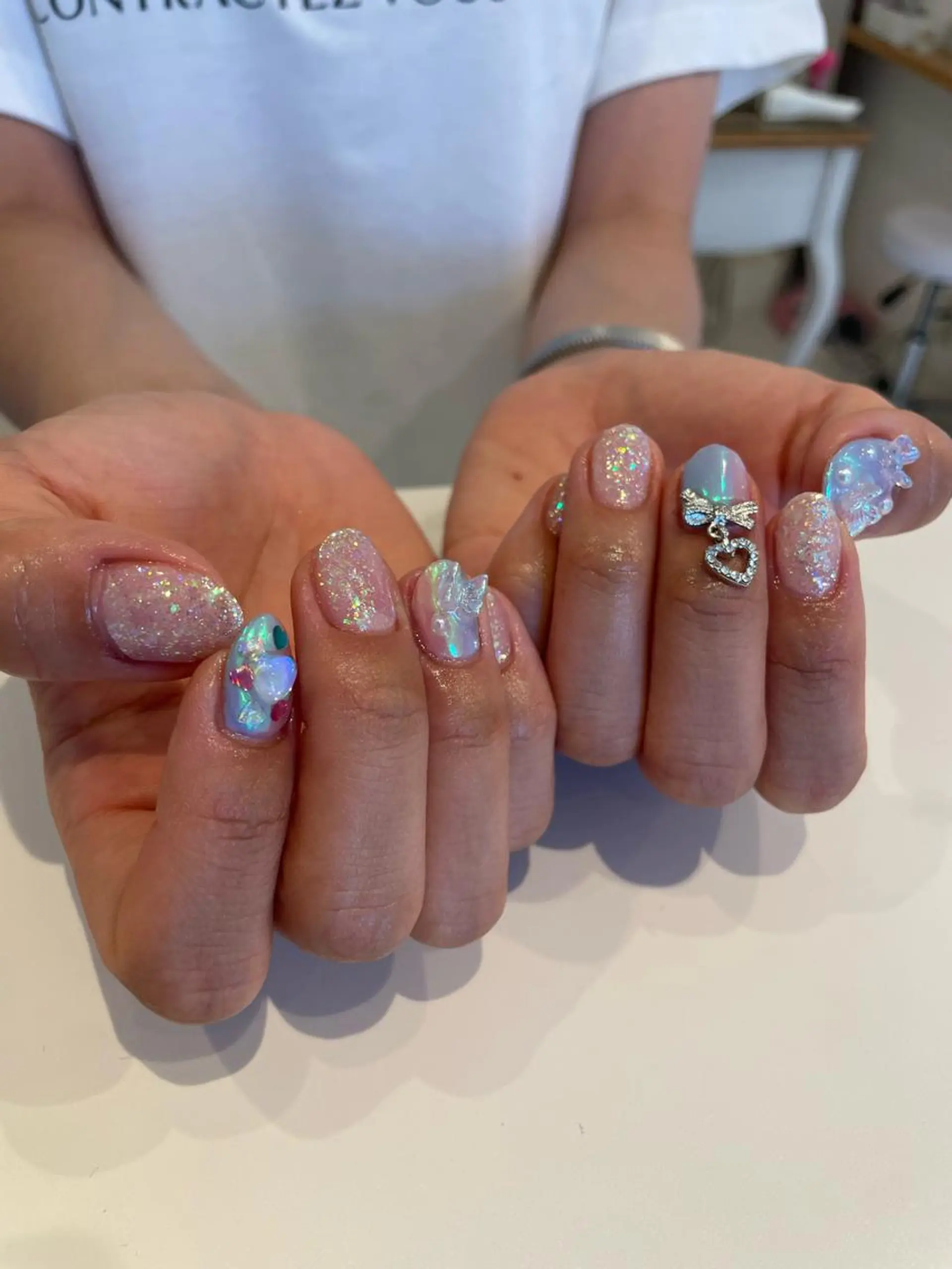 ネイル 束感まつ毛/ネイル/ LED♥KIRARAのマツエク・マツパデザイン