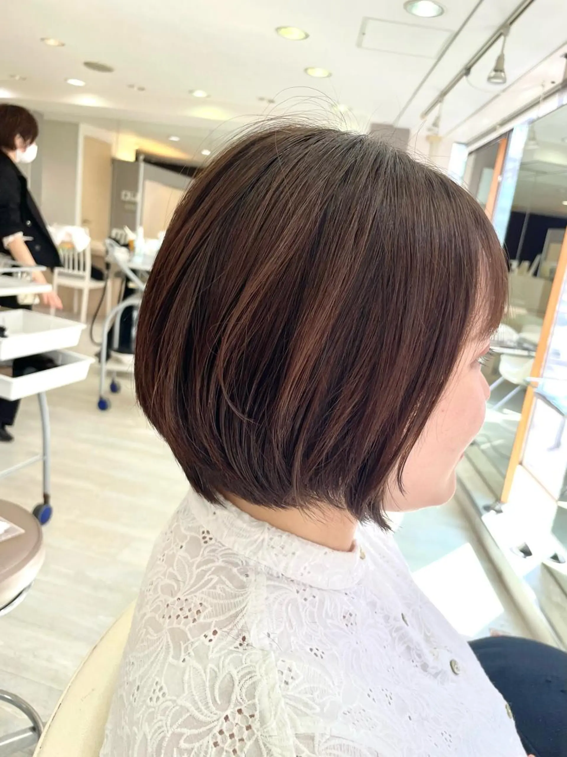 ショート カラー ショートボブ ボブ ショートヘア カット ヘアカラー トリートメント チーフデザイナー 西川凌史のヘアスタイル