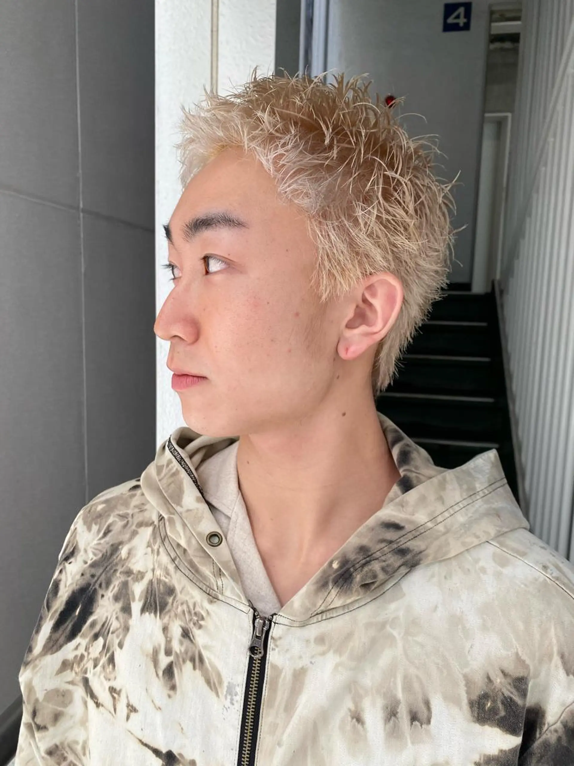 ショート カラー メンズ yiye 青山所属・無料カットモデル募集 🌱ひょうがのヘアスタイル