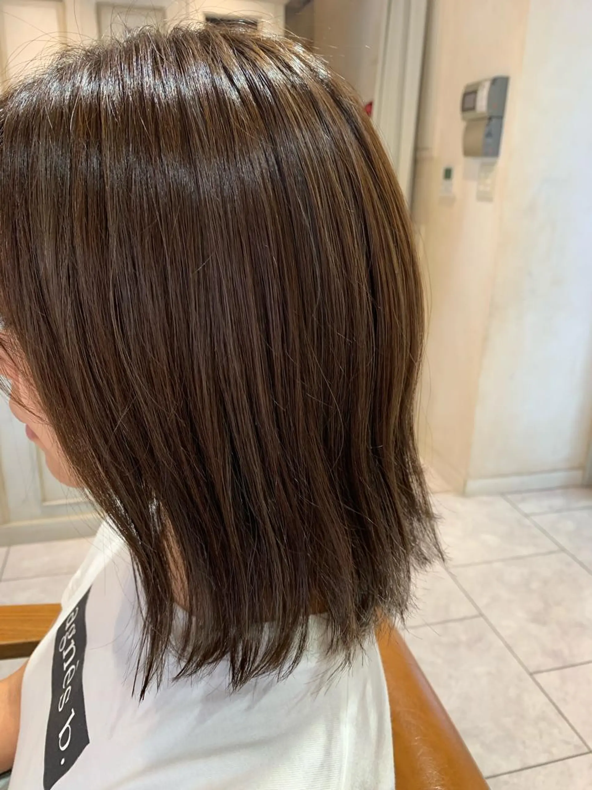ショート カラー ハイライトカラー ハイライト カット ヘアカラー トリートメント 浅沼 久瑠美のヘアスタイル