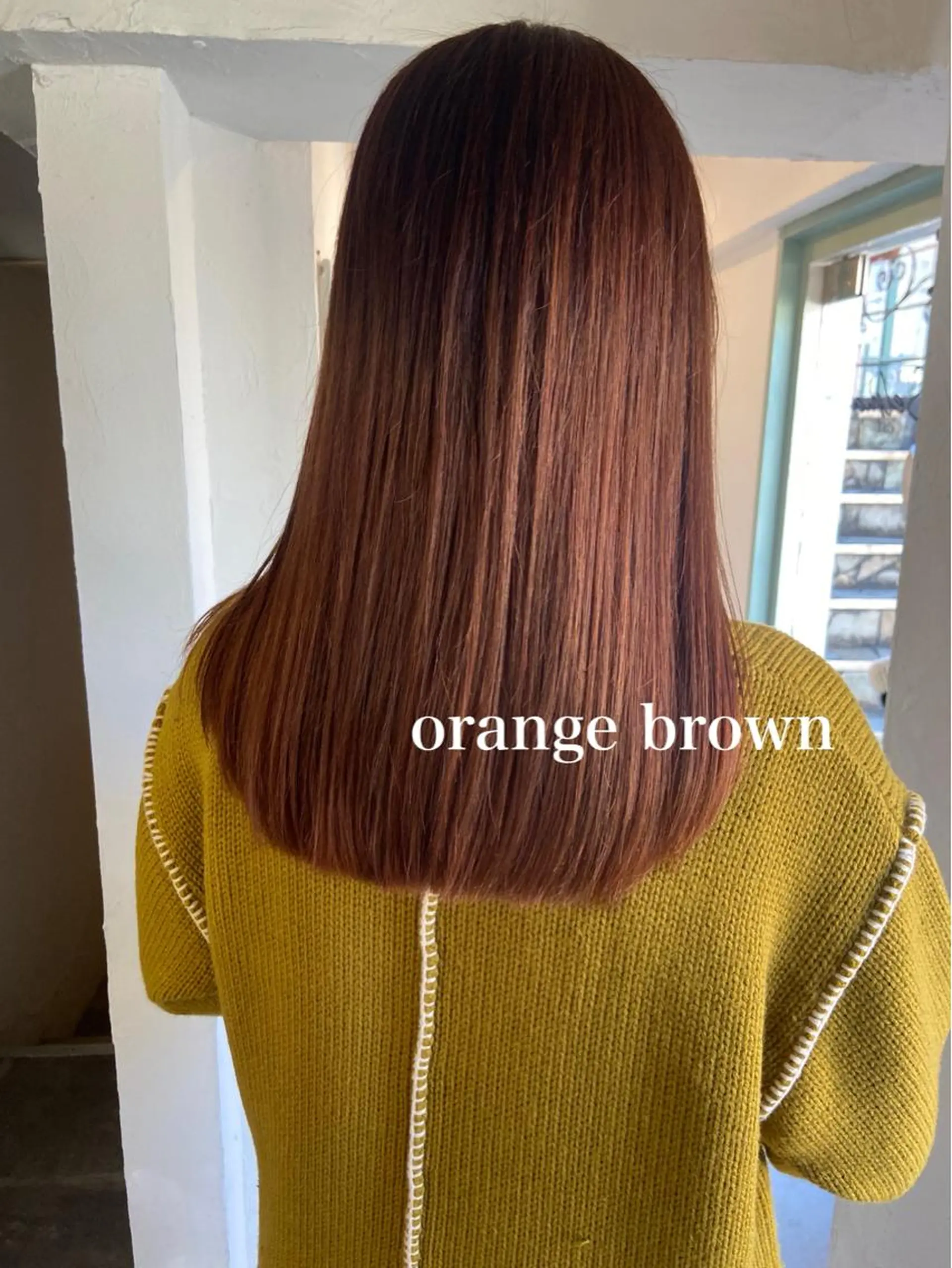 ロング カラー ヘアアレンジ ブラウンカラー ダブルカラー オレンジ オレンジブラウン SALOWIN自由が丘所属・ヘッドスパ✨髪質ケア サロン🌿chacoのエステ・リラクイメージ