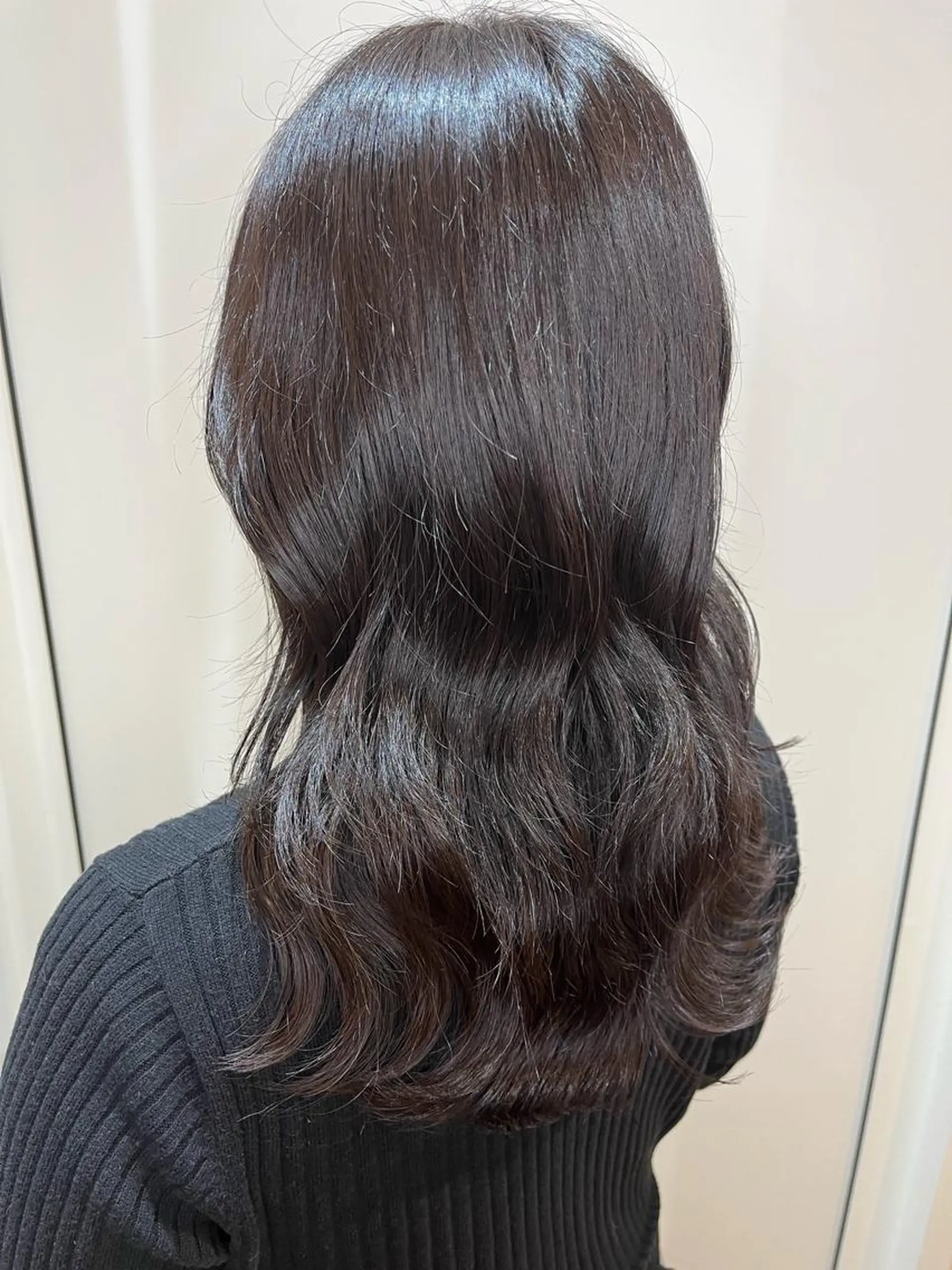 ロング カラー ブラウンカラー Pocketいわき 深谷 智花のヘアスタイル